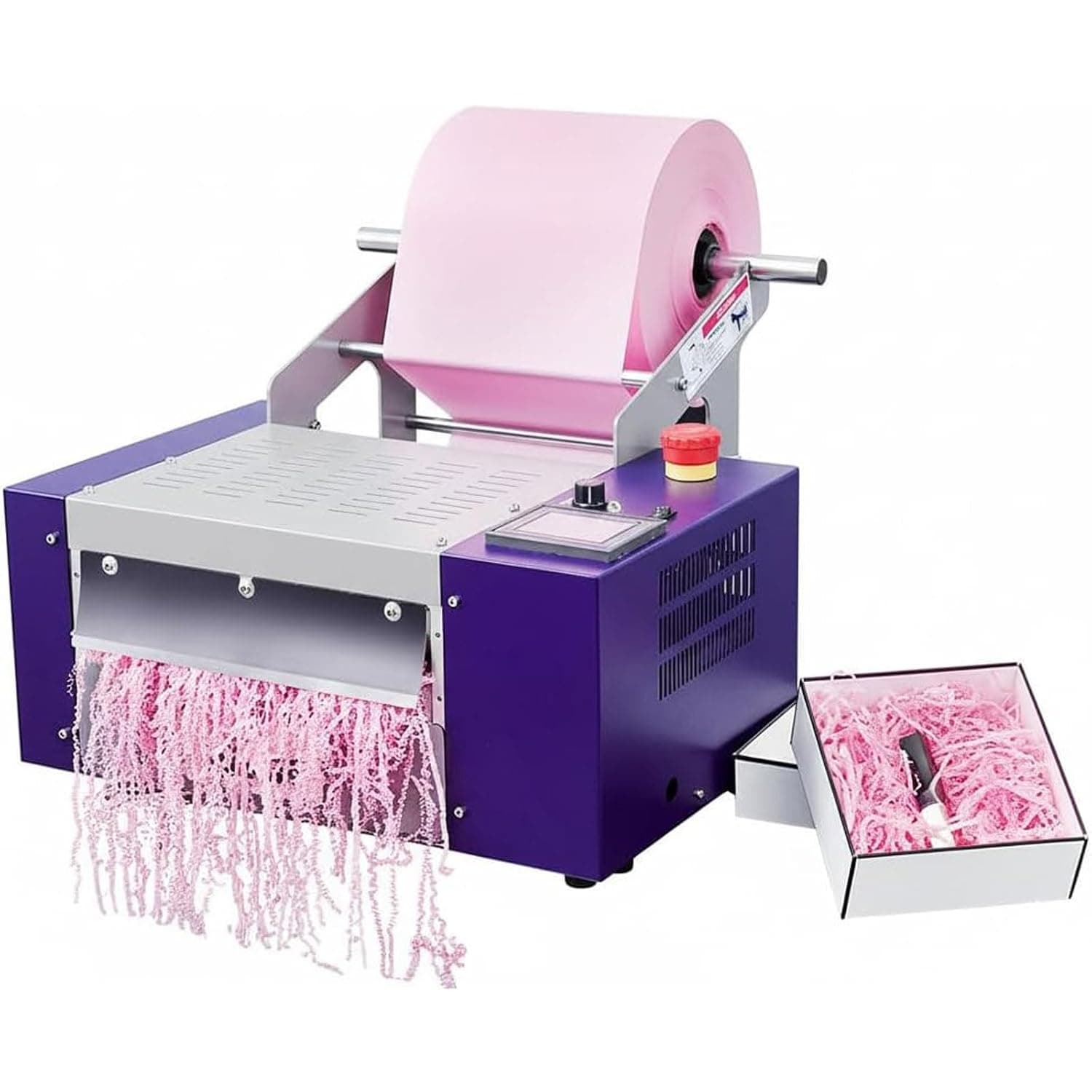 Crinkle Cut Shredding Machine,Electric Zigzag Paper Cutter For Gift Wrapping And Crafts, Maximum Width 200Mm, Ideal For Festivals And Events