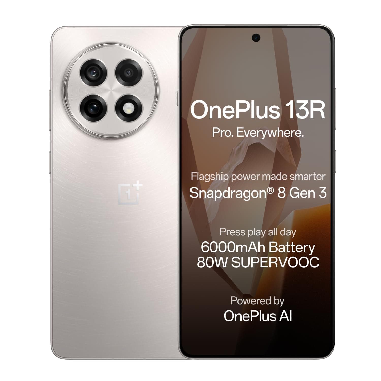 OnePlus 13R, 5G Dual Sim, Indian Version (Astral Trail, 12GB+256GB)