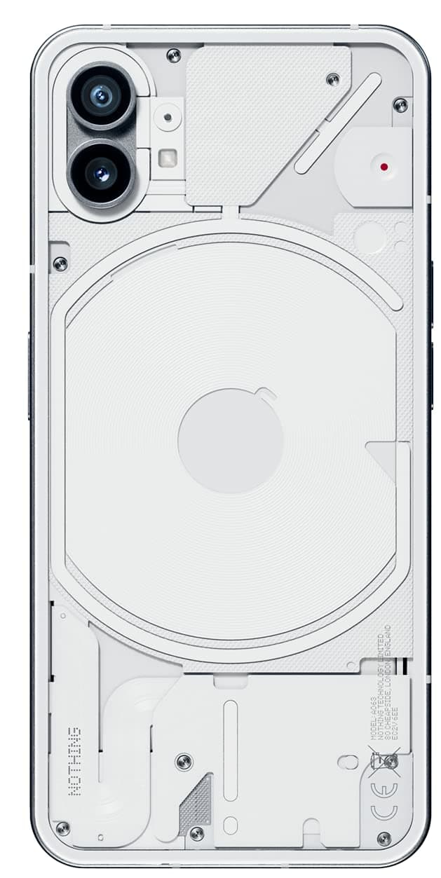Nothing Phone1 5G Dual 256GB 8GB RAM Factory Unlocked (GSM Only | No CDMA - not Compatible with Verizon/Sprint) – White, Middle East Version