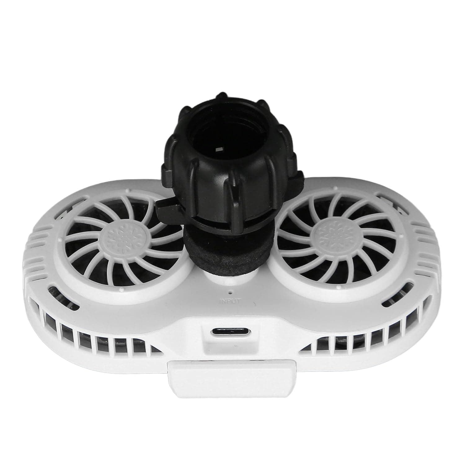 GOWENIC Silent Cell Phone Cooler | Dual Fan Semiconductor Heat Sink 0℃ Rapid Cool for Gaming 10H (White)