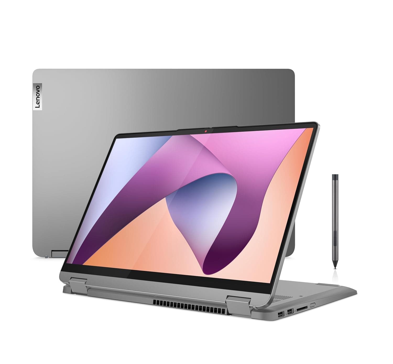 Lenovo IdeaPad Flex 5 14ABR8 Laptop (UAE Version) | AMD Ryzen 7 5825U, 16GB RAM, 1TB SSD, AMD Radeon Graphics, 14" WUXGA IPS Display, Arctic Grey, Win11 [82XX00J6AX]
