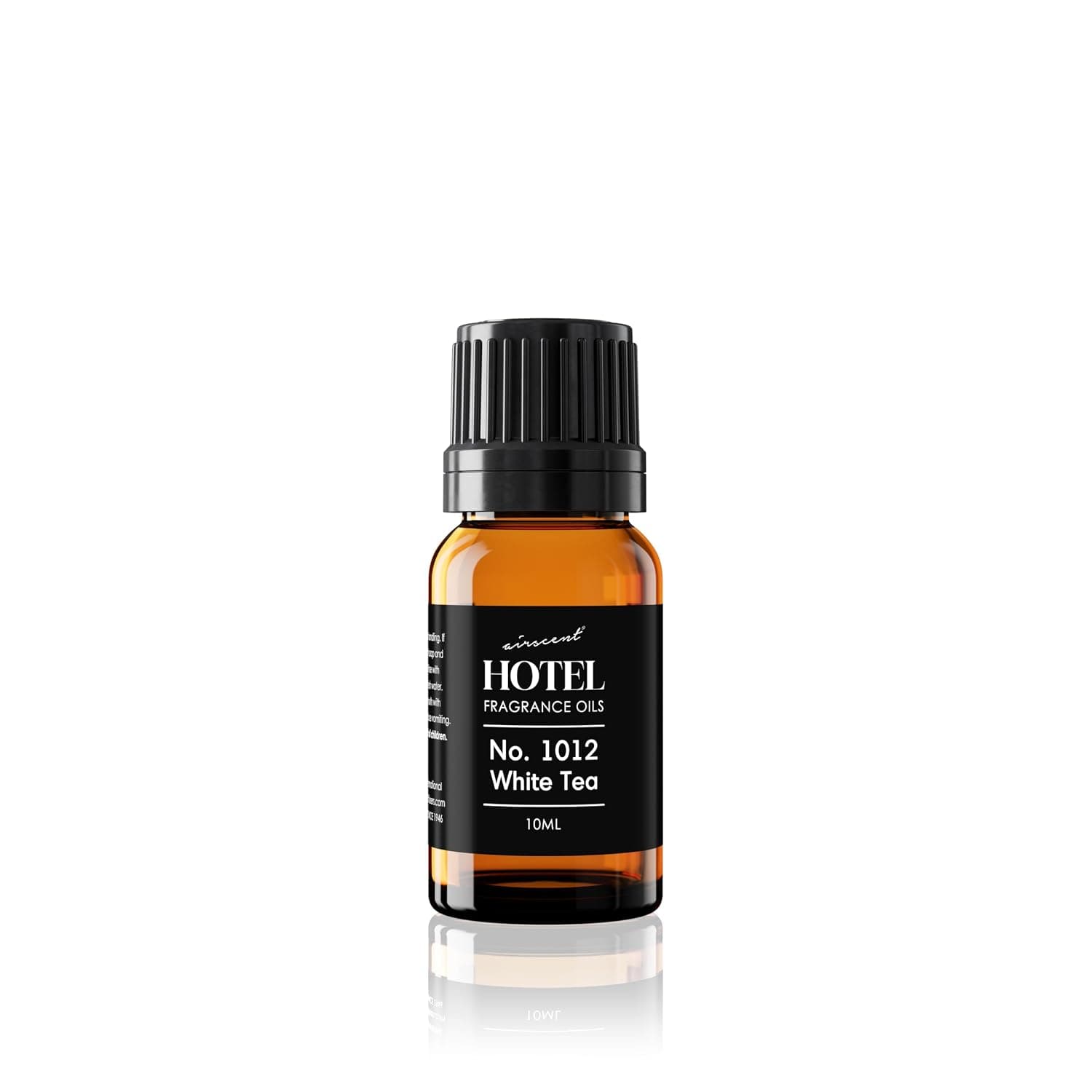AirScent Hotel Diffuser Oil No. 1012 Inspired by The White Tea Hotel Scent - Premium Fragrance Oil for Ultrasonic and Waterless Diffusers and Crafting - 10 mL, 0.34 fl oz Glass Dropper Bottle | Premium Fragrance Oil for Ultrasonic and Waterless Diffusers and Crafting - 0.34 fl oz Dropper Bottle - Hotel Scent Dupe