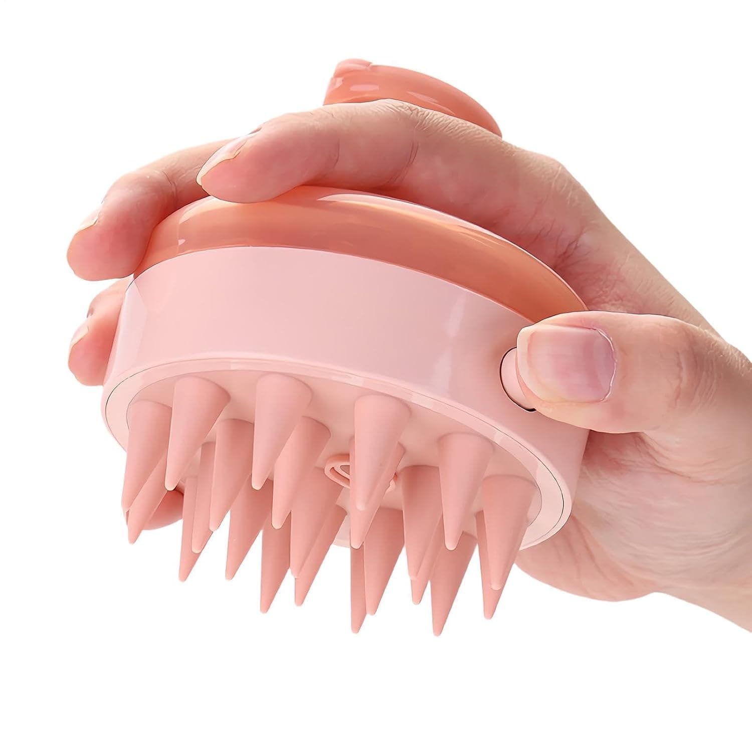 Silicone Scalp Shampoo Massage Brush Silicone Massage Dispenser | Scalp Shampoo Applicator for Travel Spa Salon Shower Bath Daily Relaxation Swim Gym Outdoor Beach Pool