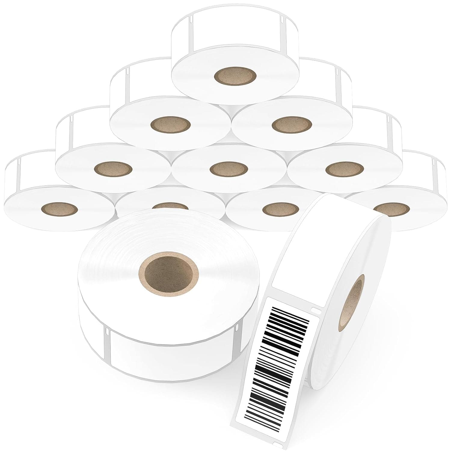 Shipping Labels Compatible with Dymo 30336 (1” x 2 1/8”) Thermal Labels, 12 Rolls 6000 Address Label Fits for Dymo Labelwriter 450, 450 Turbo, 4XL (Not for 550, 5XL)