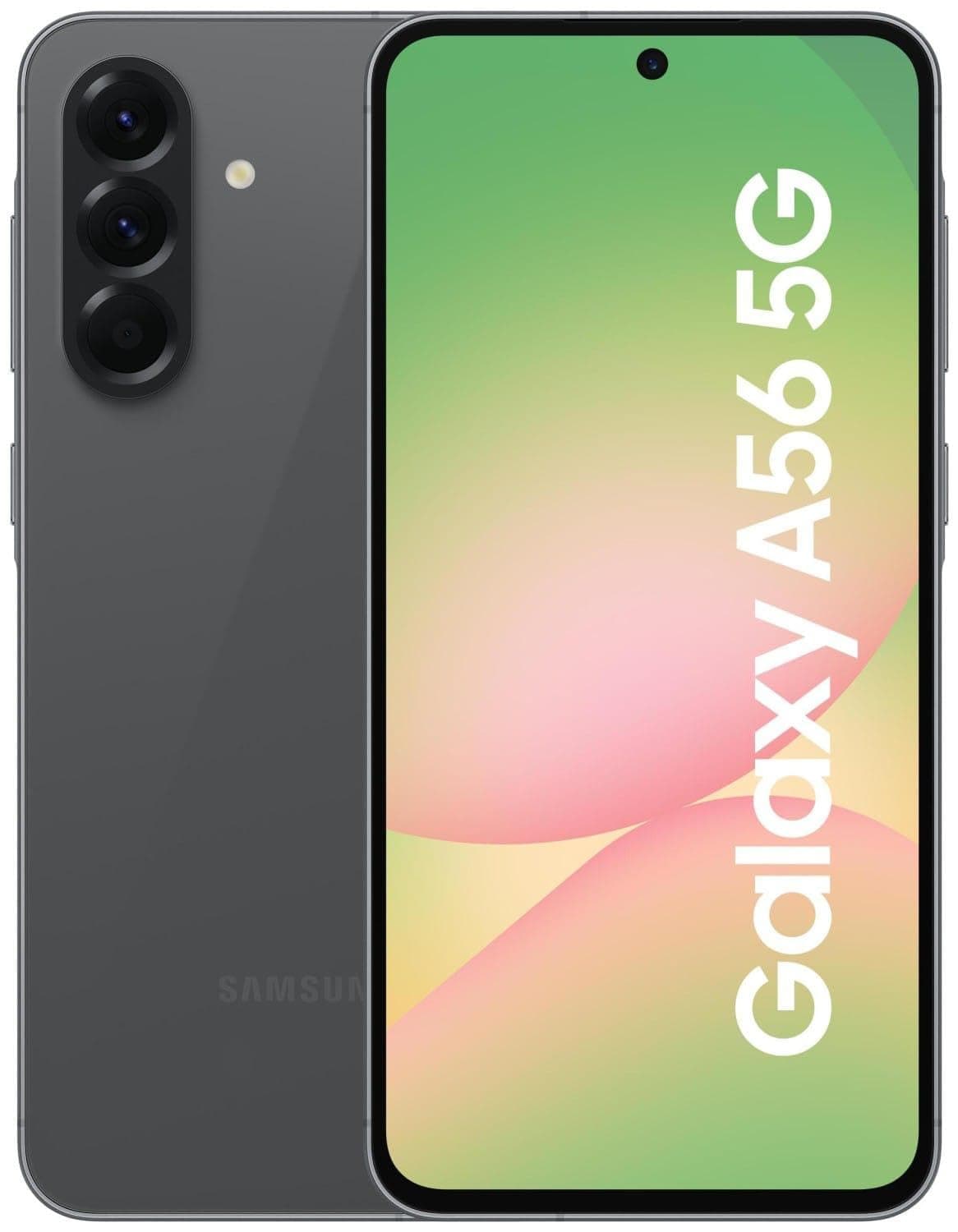 Samsung Galaxy A56 Enterprise Edition DUAL-SIM 128GB ROM + 8GB RAM (GSM only | No CDMA) Factory Unlocked 5G SmartPhone (Awesome Graphite) - International Version