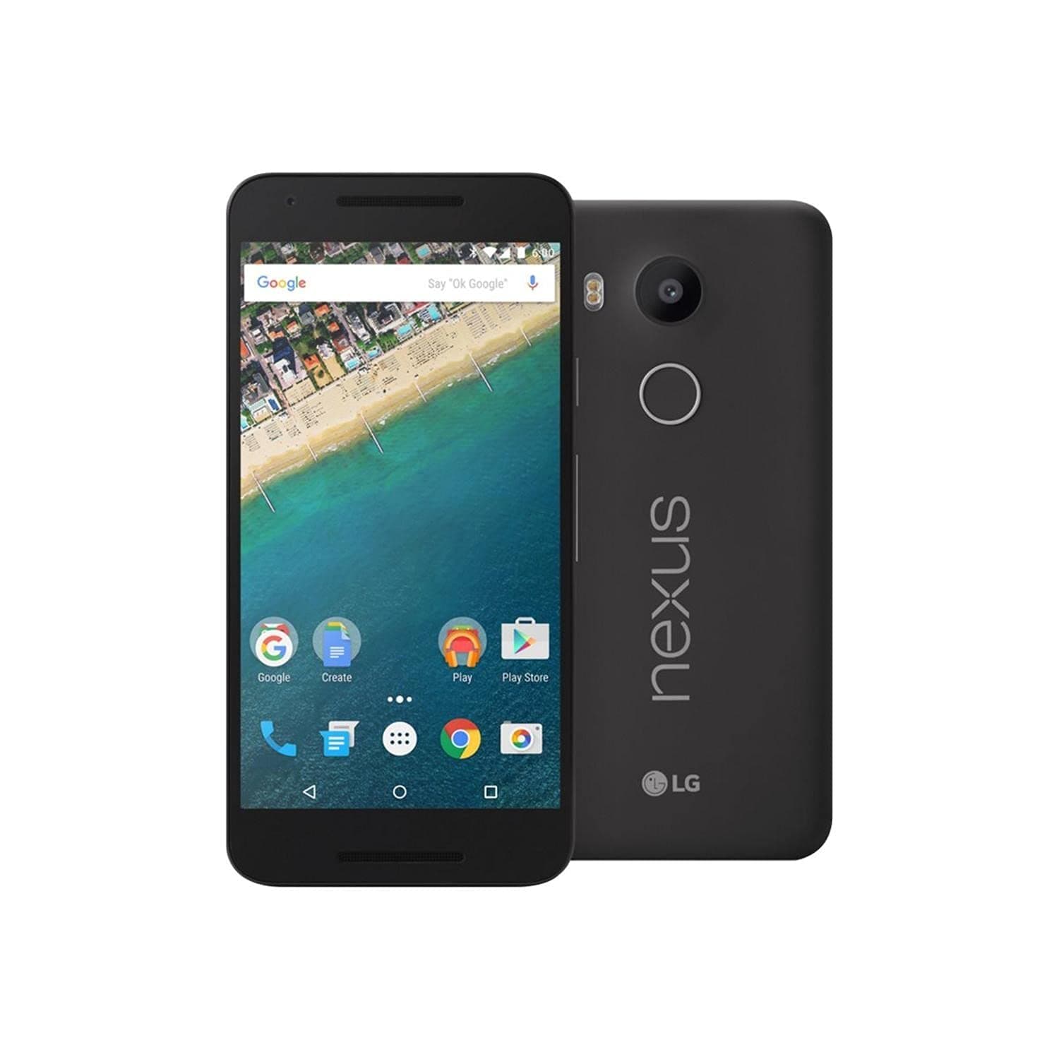 LG Nexus 5X H791 32GB Carbon Black, Factory Unlocked EU GSM Smartphone, International Model, No Warranty