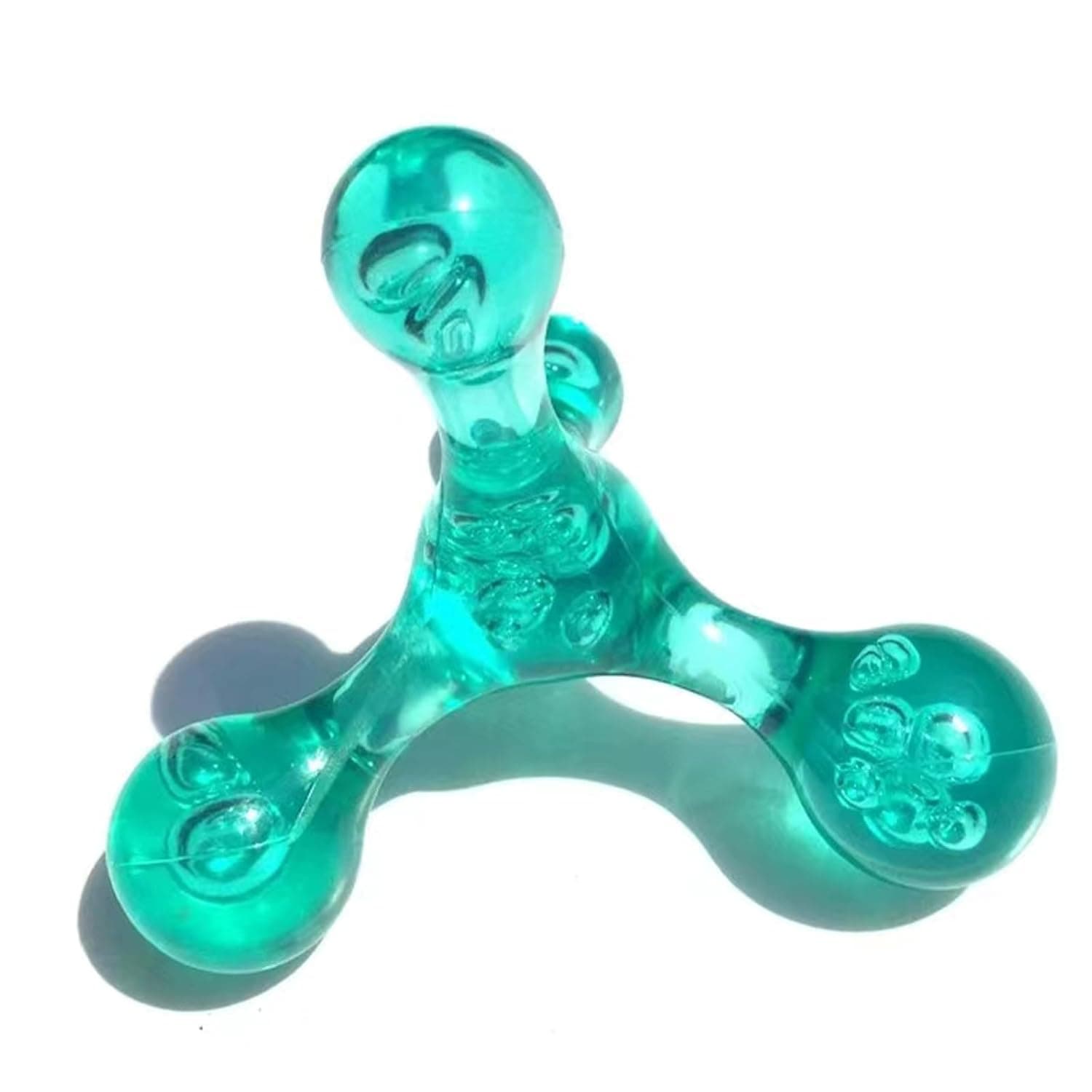 Trigger Point Massager - Pusher for Reflexology Body Massage, Back, Neck, Arms and Legs - Relaxation Gift (Green)