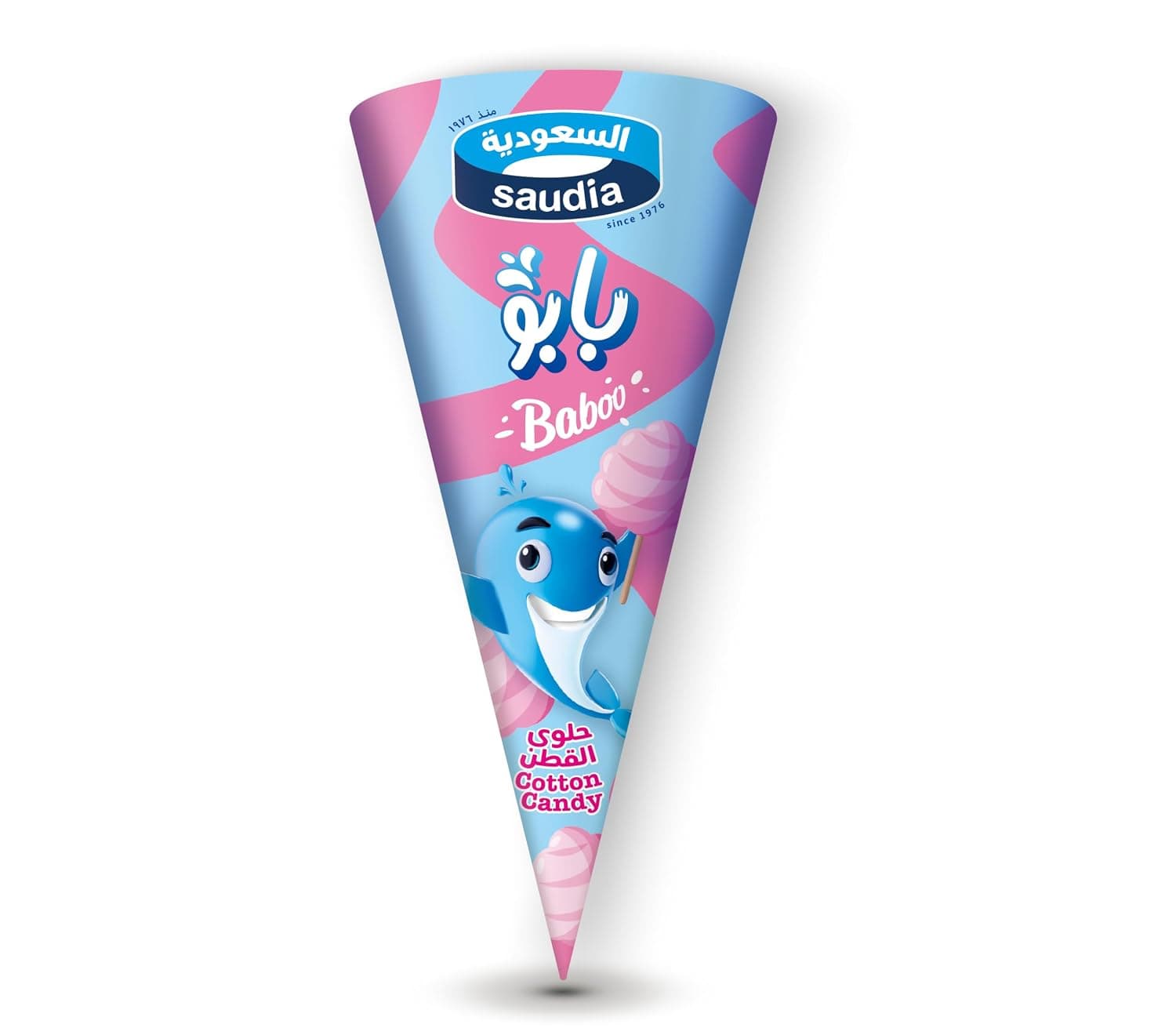 Saudia Baboo Cotton Candy Ice Cream 110 ml