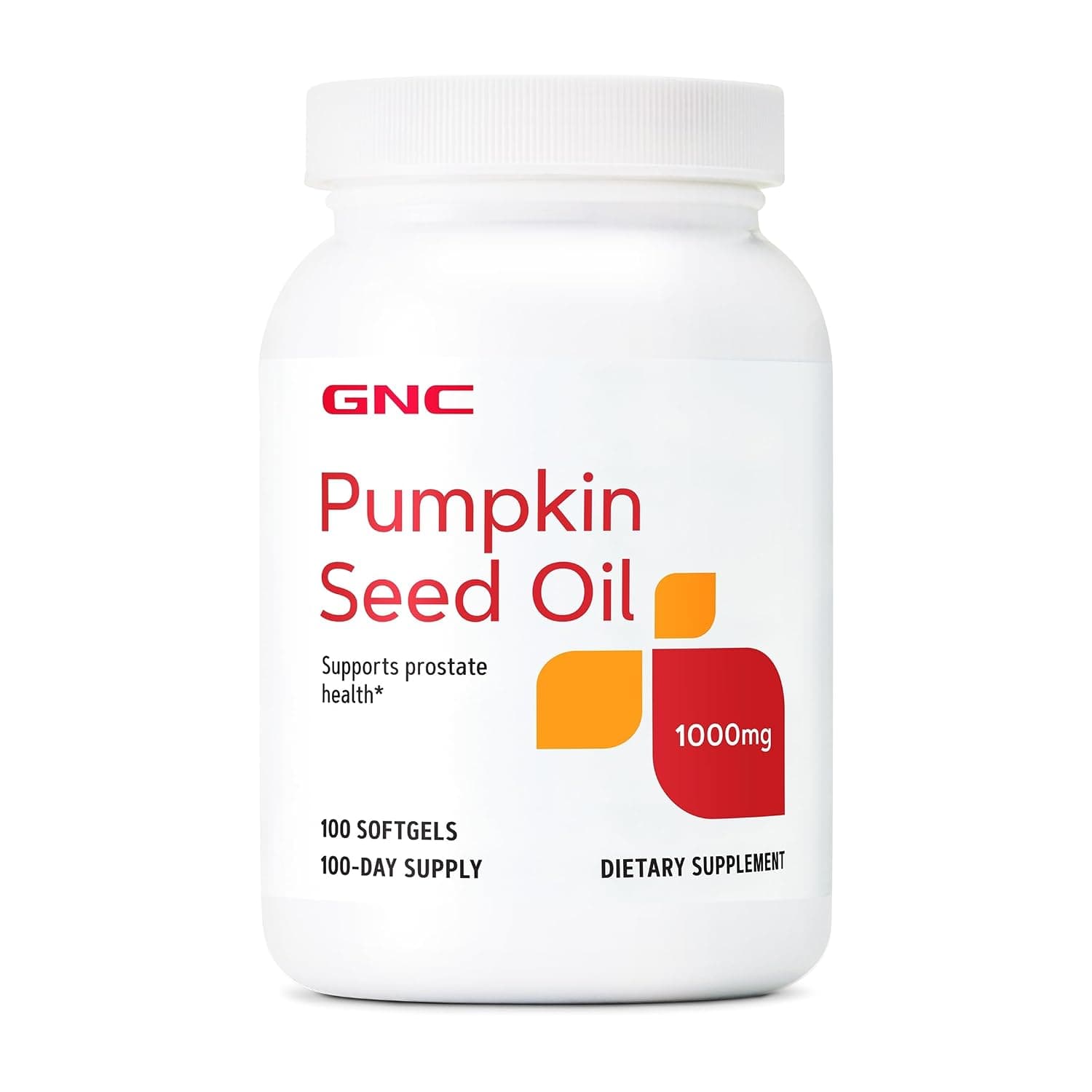 GNC Pumpkin Seed Oil 1000 MG - 100 Softgels (100 Servings)
