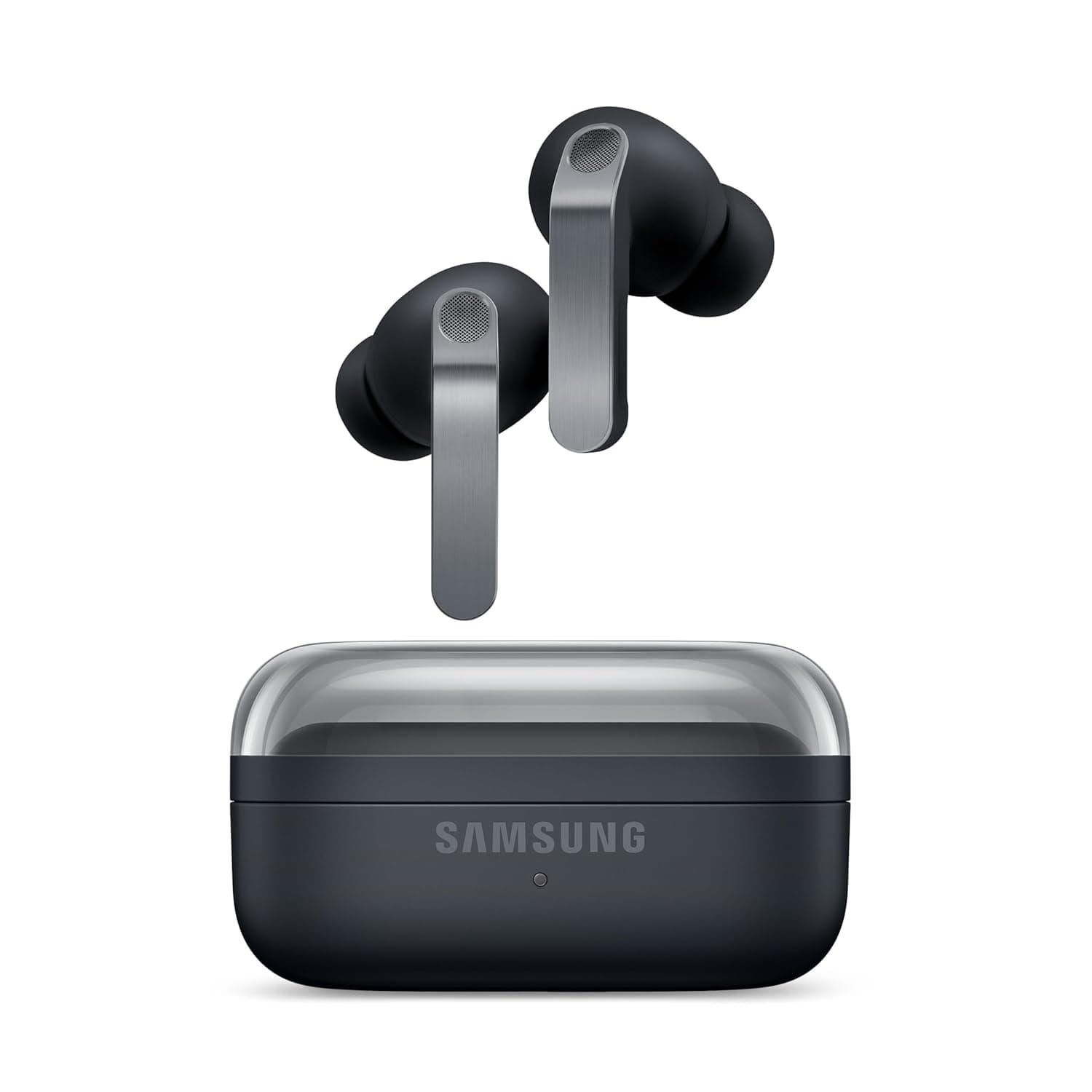 Samsung Galaxy Buds4 Pro, Black, Real Metal Blade, 2-way Speaker & Dual Amp, Enhanced ANC, Adaptive Noise Control, Seamless Connection (KSA Version)