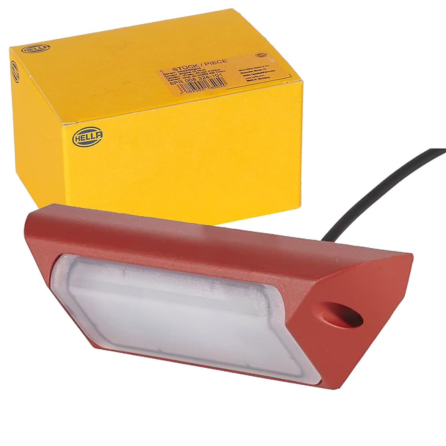 HELLA 1GB 996 098-311 LED-Worklight - FMS Prime - 12/24V - 2500lm - Bolted - Surface Lighting - Cable: 500mm - Plug: open cable ends