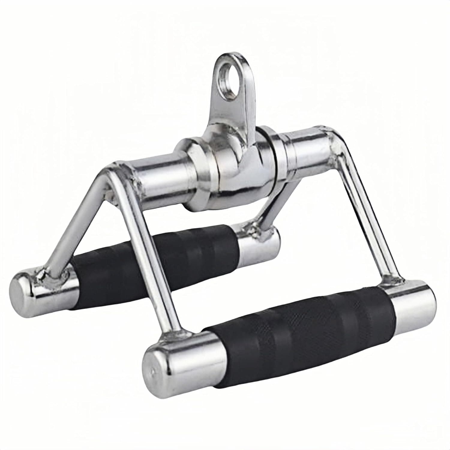 Pull Down Bar - Rowing Machine Handle Attachment - V-Shaped Lat Bar for Cable Machine, Weight Training - Non-Slip Grips for Back, Shoulder, Bicep Exercises - Home Gym Fitness Equipment
