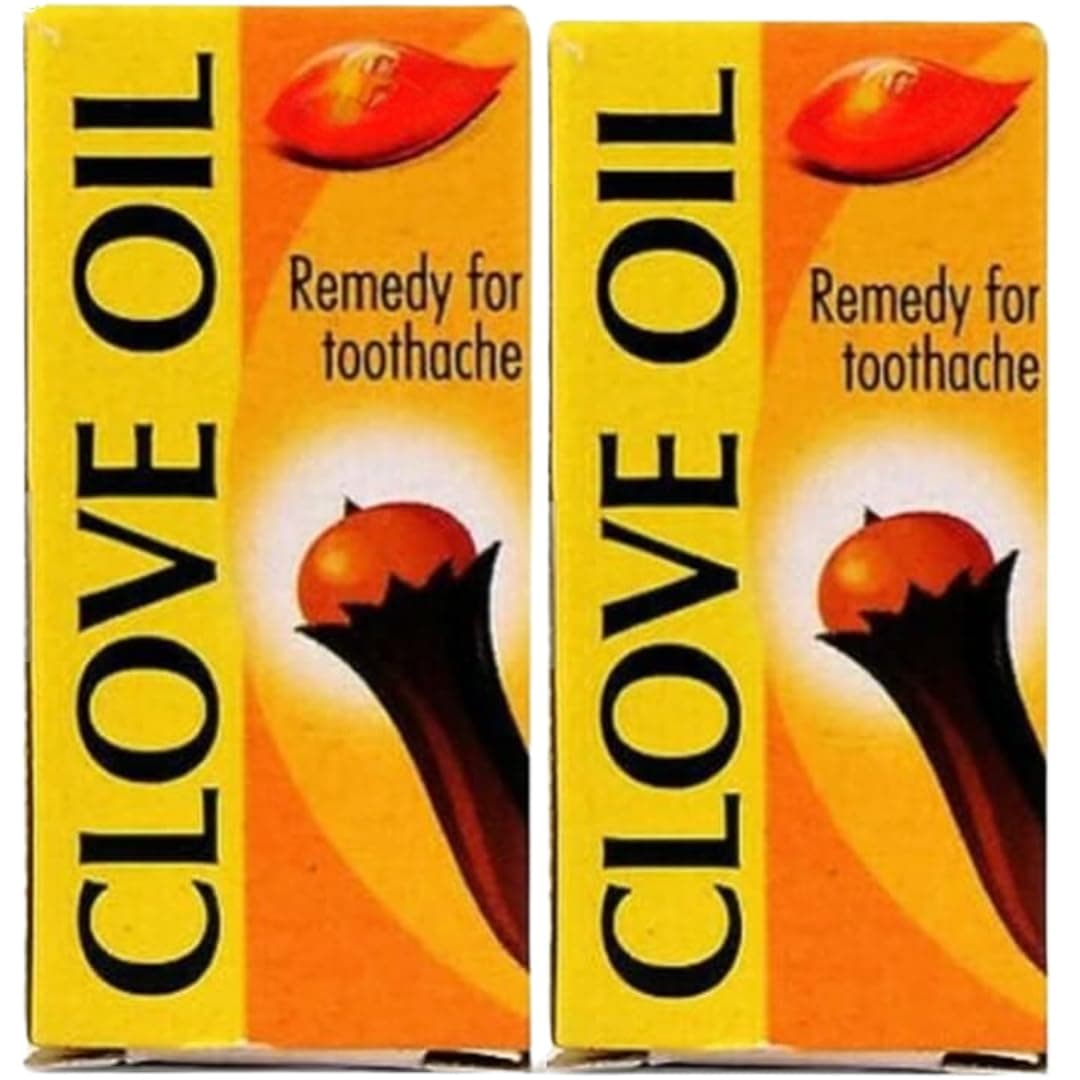 Clove Oil Reduce Pain Swelling and Irritation invloved in Oral (Small(Pack of 2), Clove)