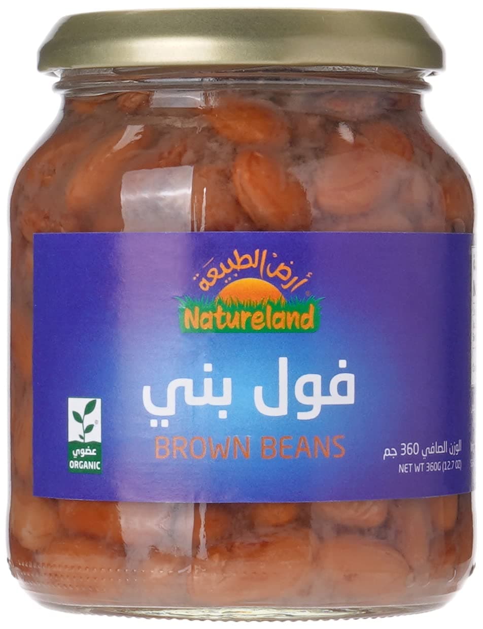 فول بني من ناتشر لاند، 360 غم، عبوة مكونة من قطعة 1