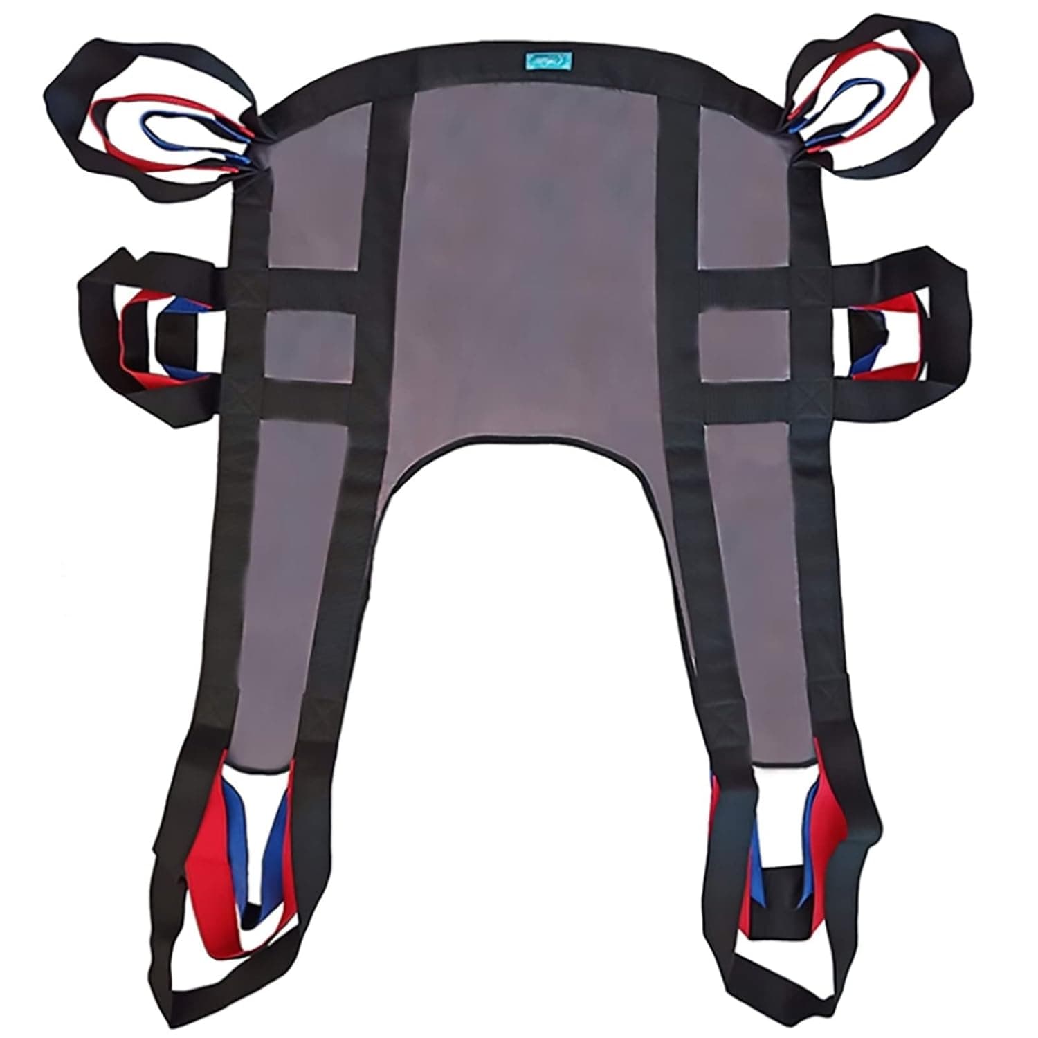 Toileting hoist sling, manual electric lift sling hammock divided leg with four point support for the elderly nursing patient