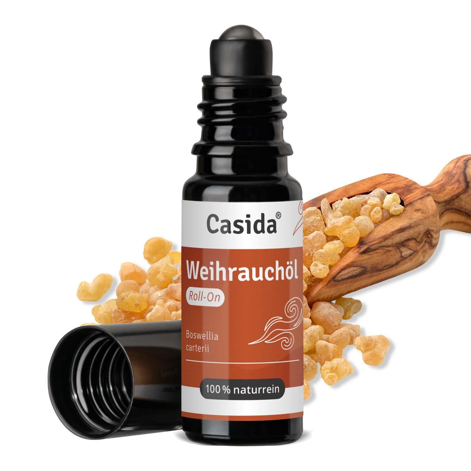 Casida® Frankincense Oil Roll-On - For Inner Peace and Serenity, Supports Relaxation and Mindfulness - Essential Oil for Aroma Care on the Go - From the Pharmacy - 10 ml