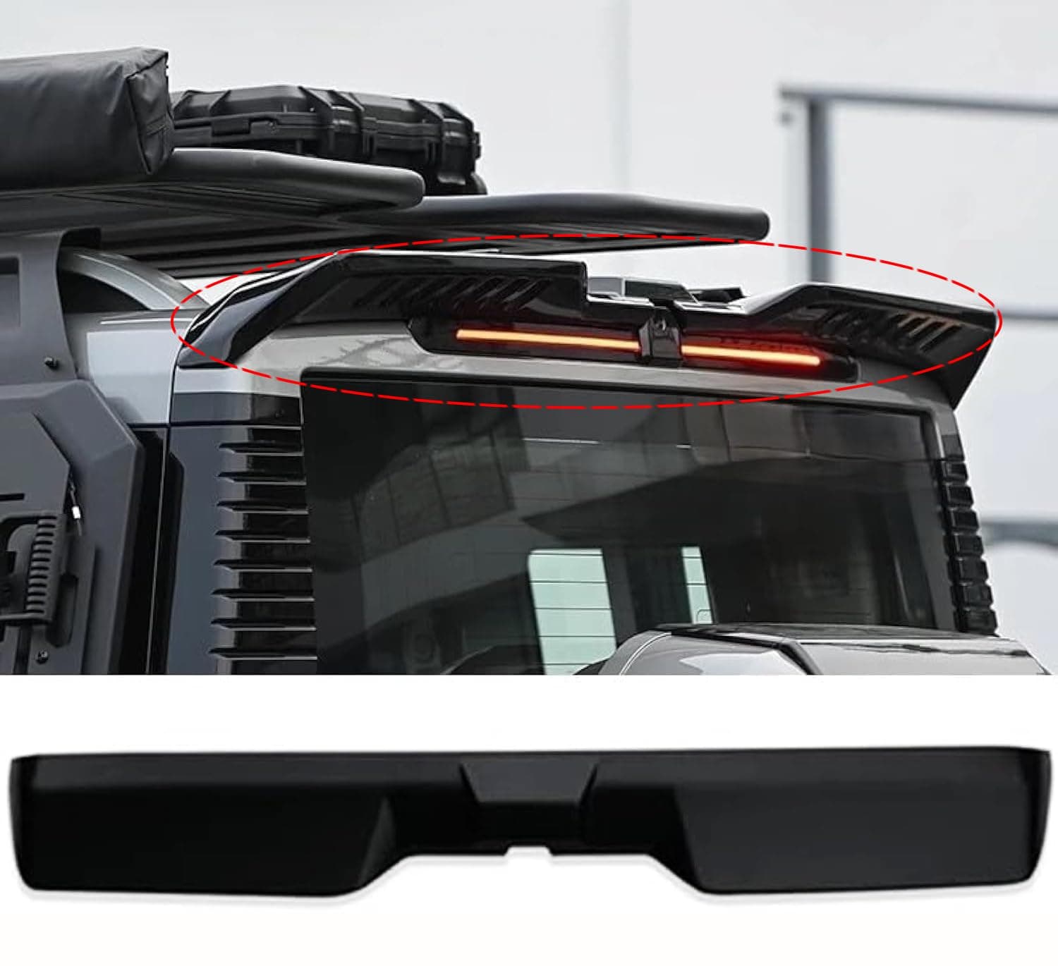 Rear Tail Spoiler Wing Trunk Lip Compatible with Jetour Traveller T2 2023 2024 2025 2026 Accessories, Car Spoilers & Wings Rear Wing Exterior Parts