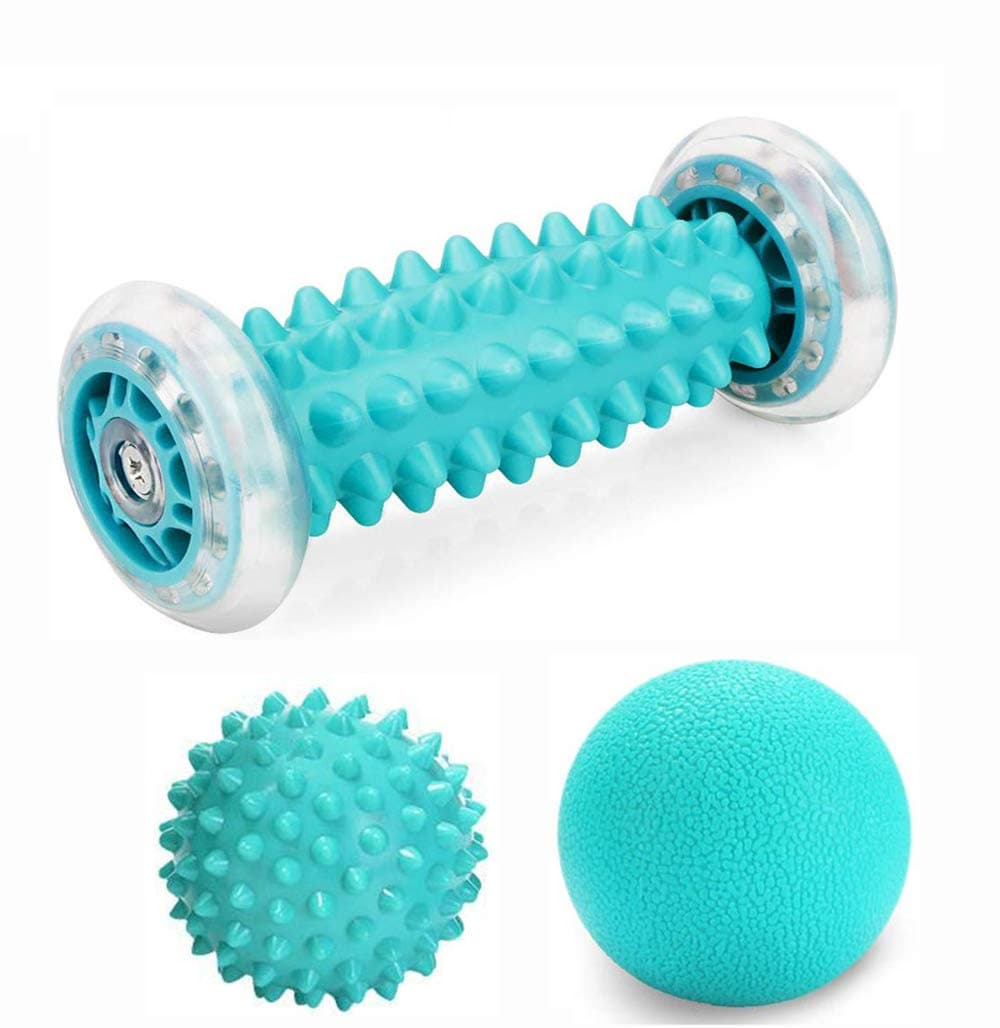 Massage Ball - Foot Massage Roller and Massage Balls for Plantar Fasciitis Hedgehog Ball & Balls Set Stress Reduction and Relaxation | Ideal for massage, yoga, fitness and everyday life - supports muscle relaxation and ensures comfortable use.