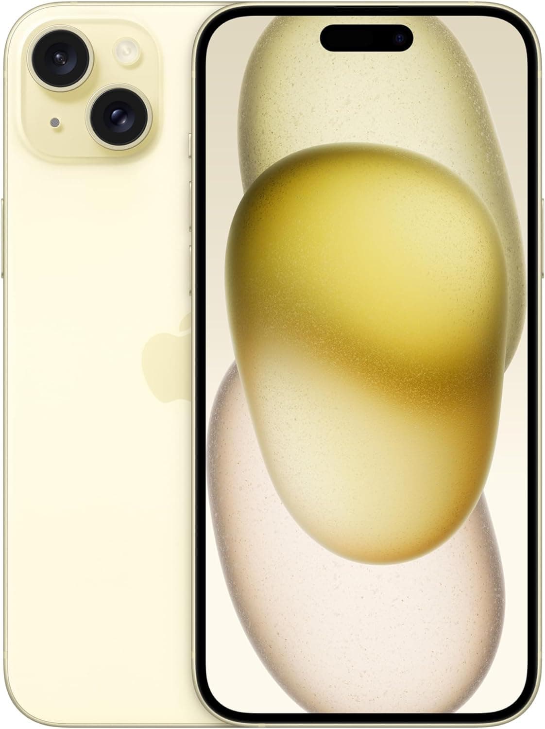 Apple iPhone 15 Plus (128 GB) - Yellow (Renewed)