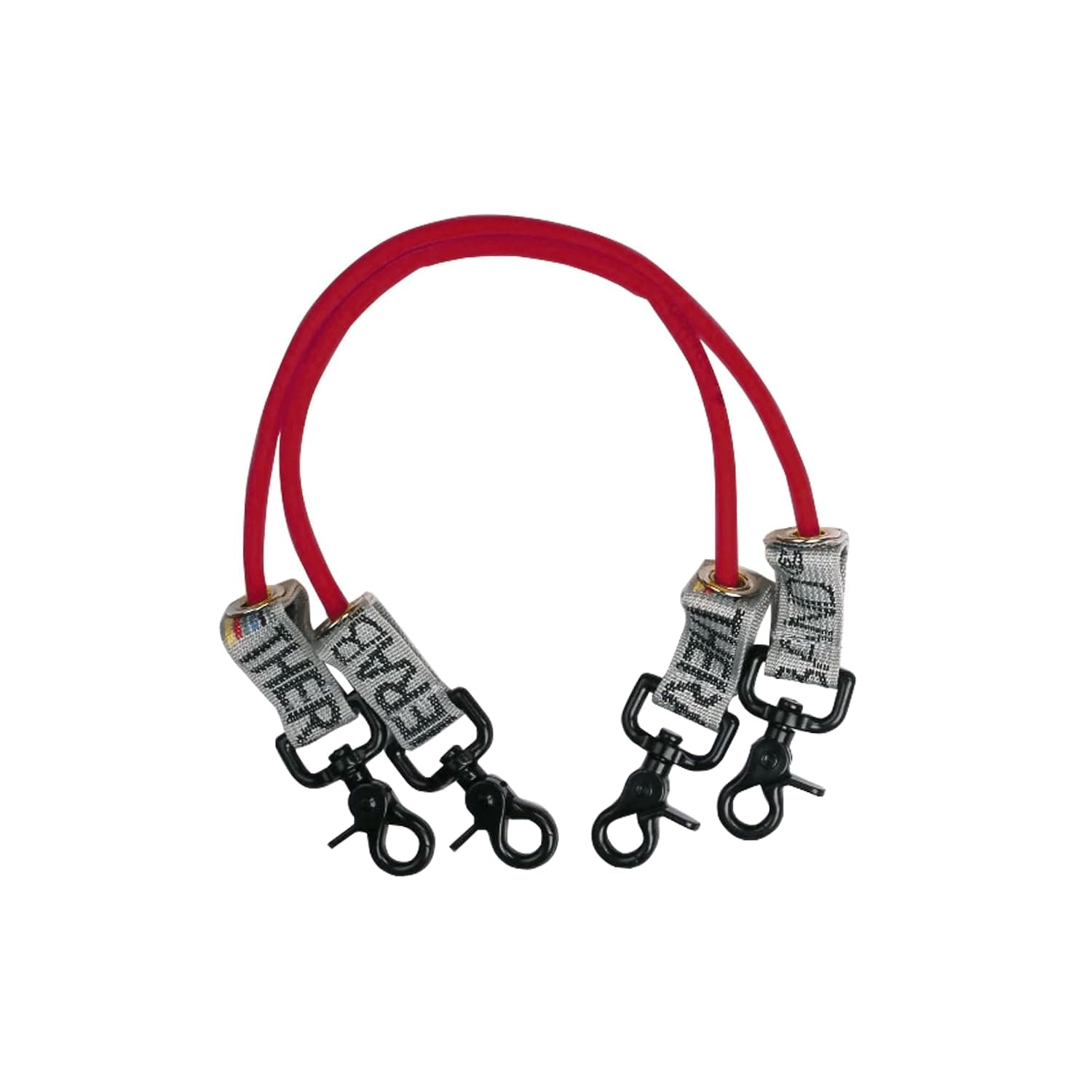 Thera-Band Accessories - 30.5cm Tubing with Connector Clips: Pair (Red)