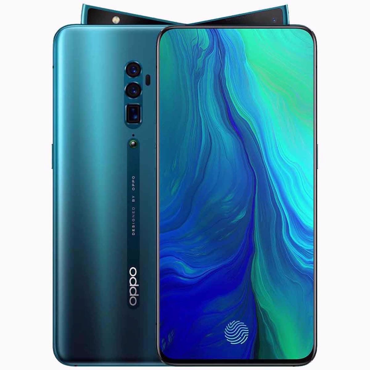 OPPO Reno 10x Zoom DUAL-SIM 256GB ROM + 8GB RAM (GSM Only|No CDMA) Factory Unlocked 4G/LTE Smartphone (Ocean Green) - International Version