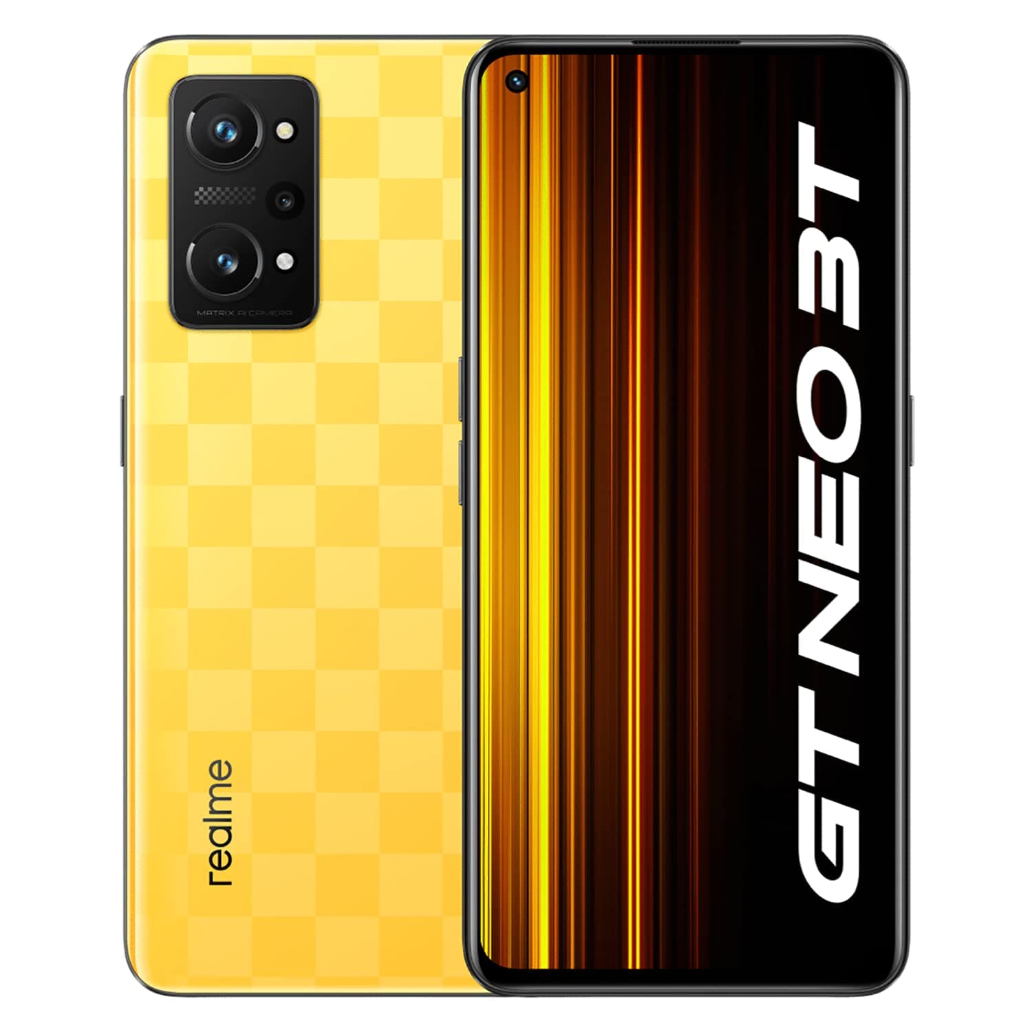 Realme GT Neo 3T Dual-SIM 256GB ROM + 8GB RAM (GSM Only | No CDMA) Factory Unlocked 5G Smartphone (Dash Yellow) - International Version