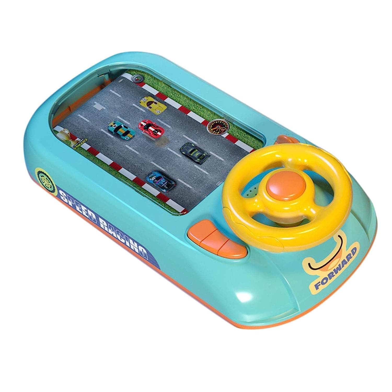 Simulation Driving Steering Wheel Musical Steering Wheel Toys for child, Toddler Simulated Driving Racing Car Game with Sound Age 3+ Year Old, Interactive Educational Learning Race Car Toy for Boys