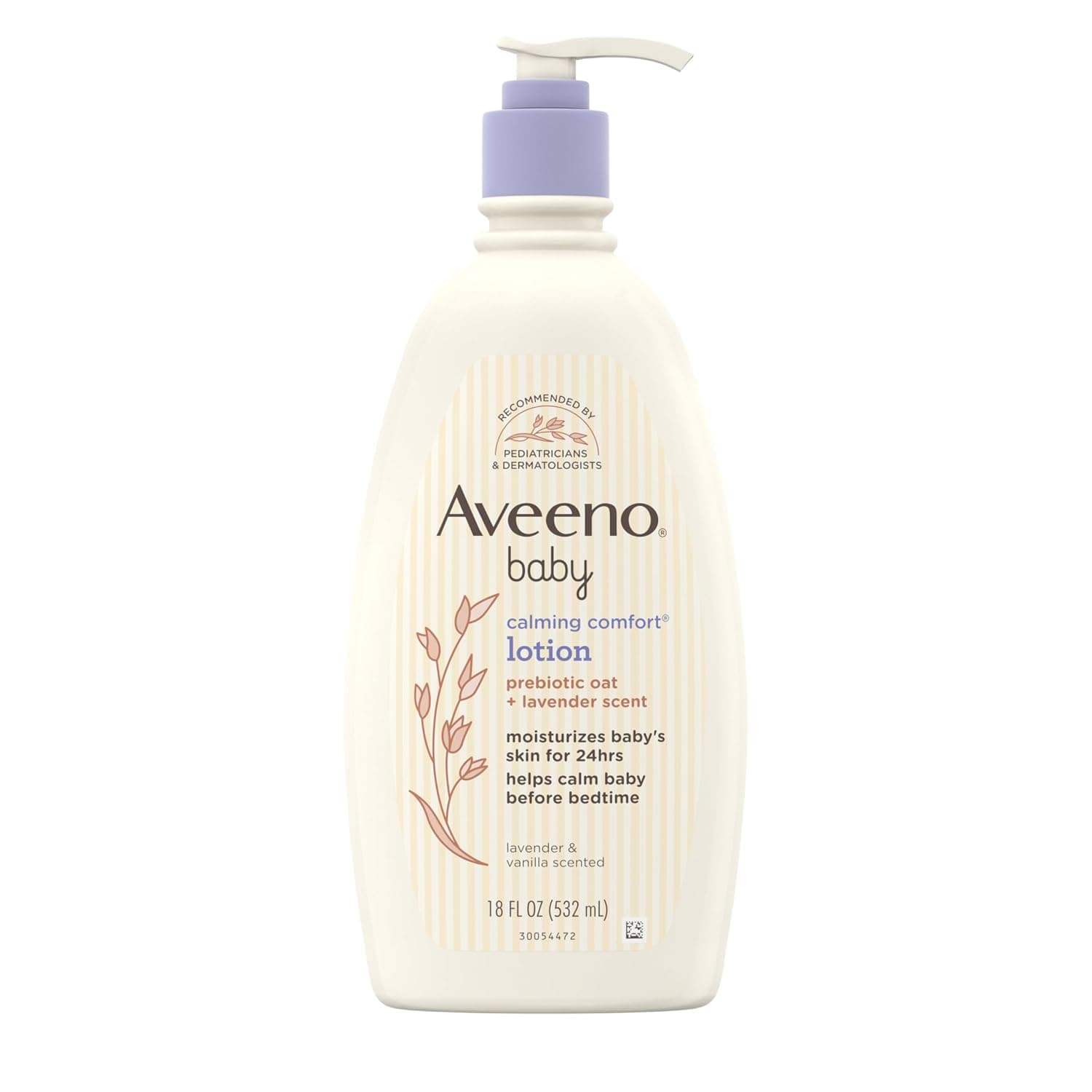 Aveeno Baby Calming Lavender and Vanilla Comfort Lotion, 18 fl oz, 532ml