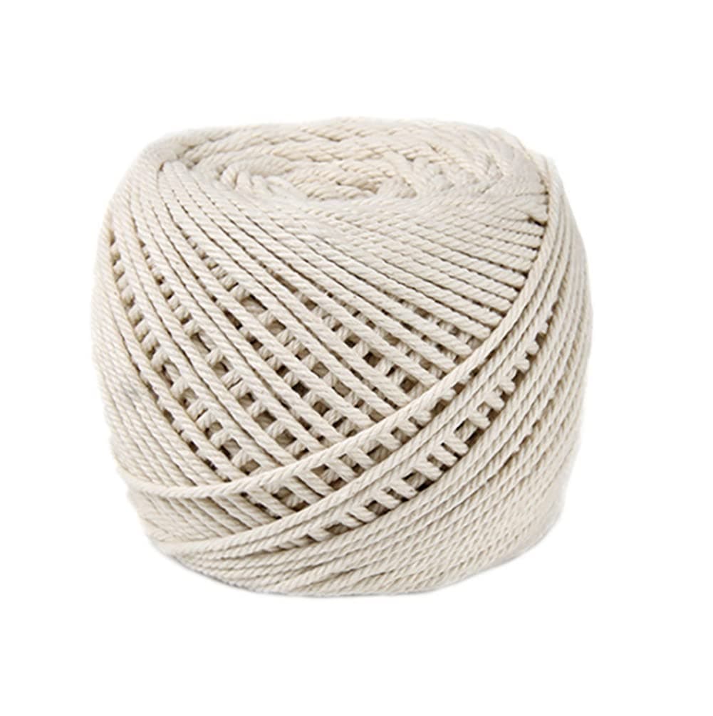 4MM White Cotton String Macrame Rope Bakers Twine Butchers Cord Tag Thread Gift Wrapping String for DIY Crafts Baking