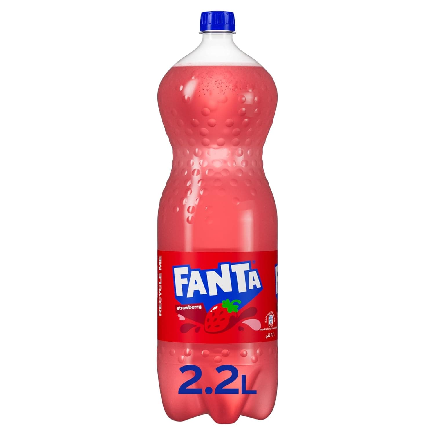 FANTA Carbonated Drink Strawberry 2.2 Liter, Red