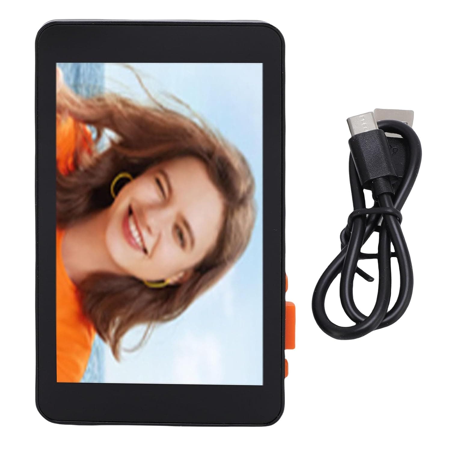 Hidyliu 4.02 Inch Magnetic Selfie Screen for Smartphone, 1080P HD Wireless Display with 0.04s Low Latency, for Android Vlogging