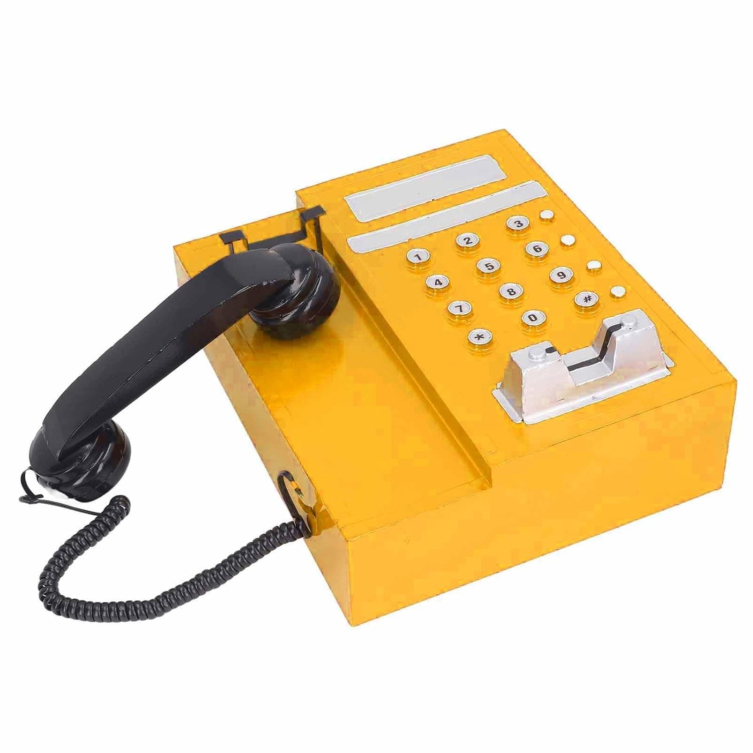 Vintage Phone Model, Simulation Stylish Retro Telephone Model Fine Crafted Decorative for Role Play for Home Decor (Genericg9p71q0n2k-12)
