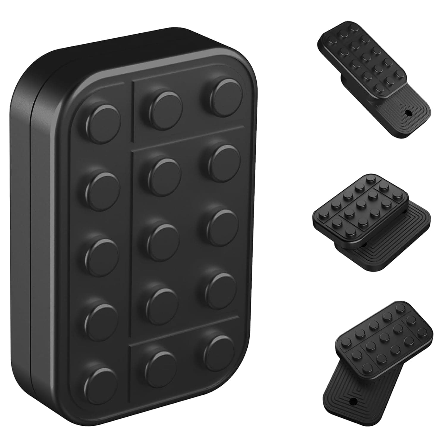 WSHWXY Fidget Toys Adults Metal Fidget Slider Magnetic EDC Haptic Fidget Toys for Adults - Black