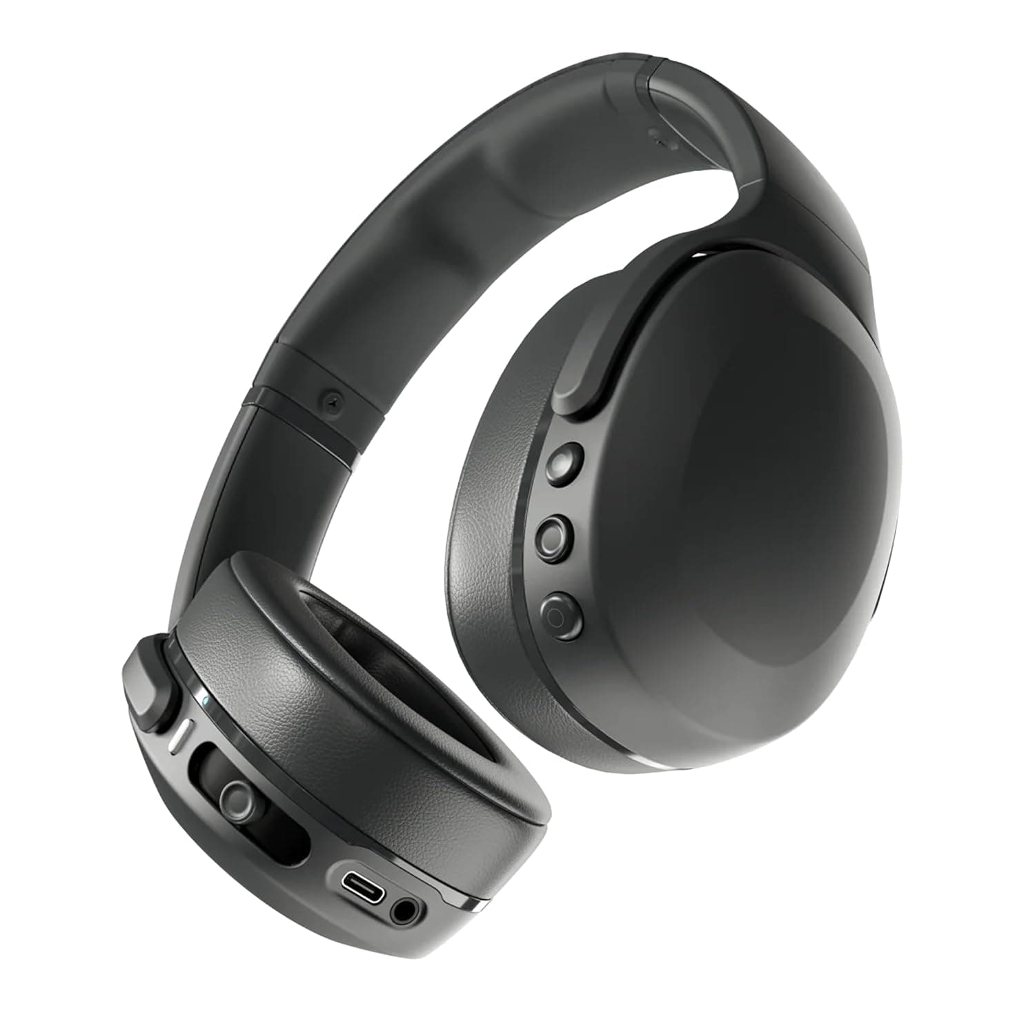 Skullcandy Crusher Evo Wireless Over-ear Sensory Bass Headphones with Personal Sound - True Black