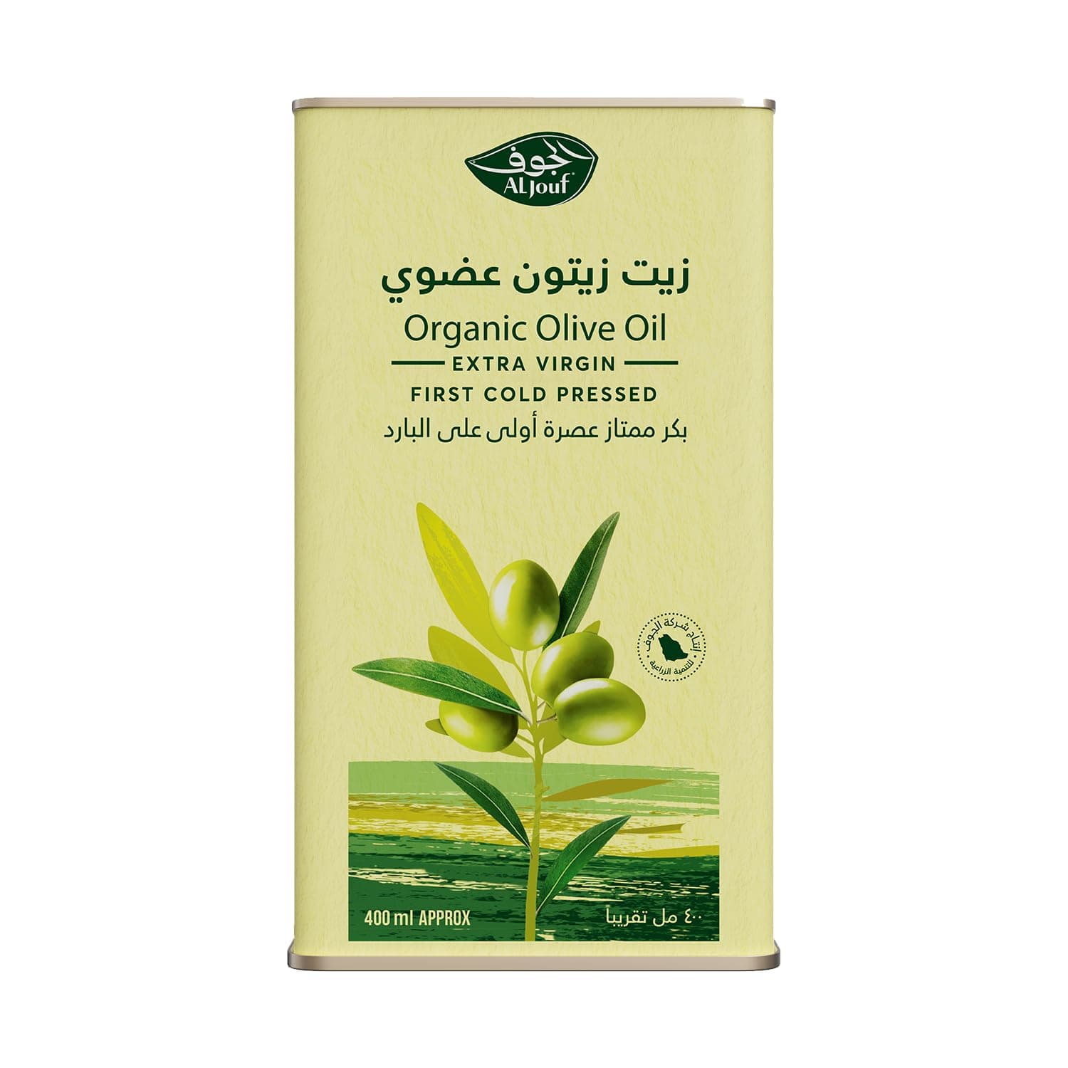 Aljouf Extra Virgin Olive Oil, 400 Ml - Pack Of 1