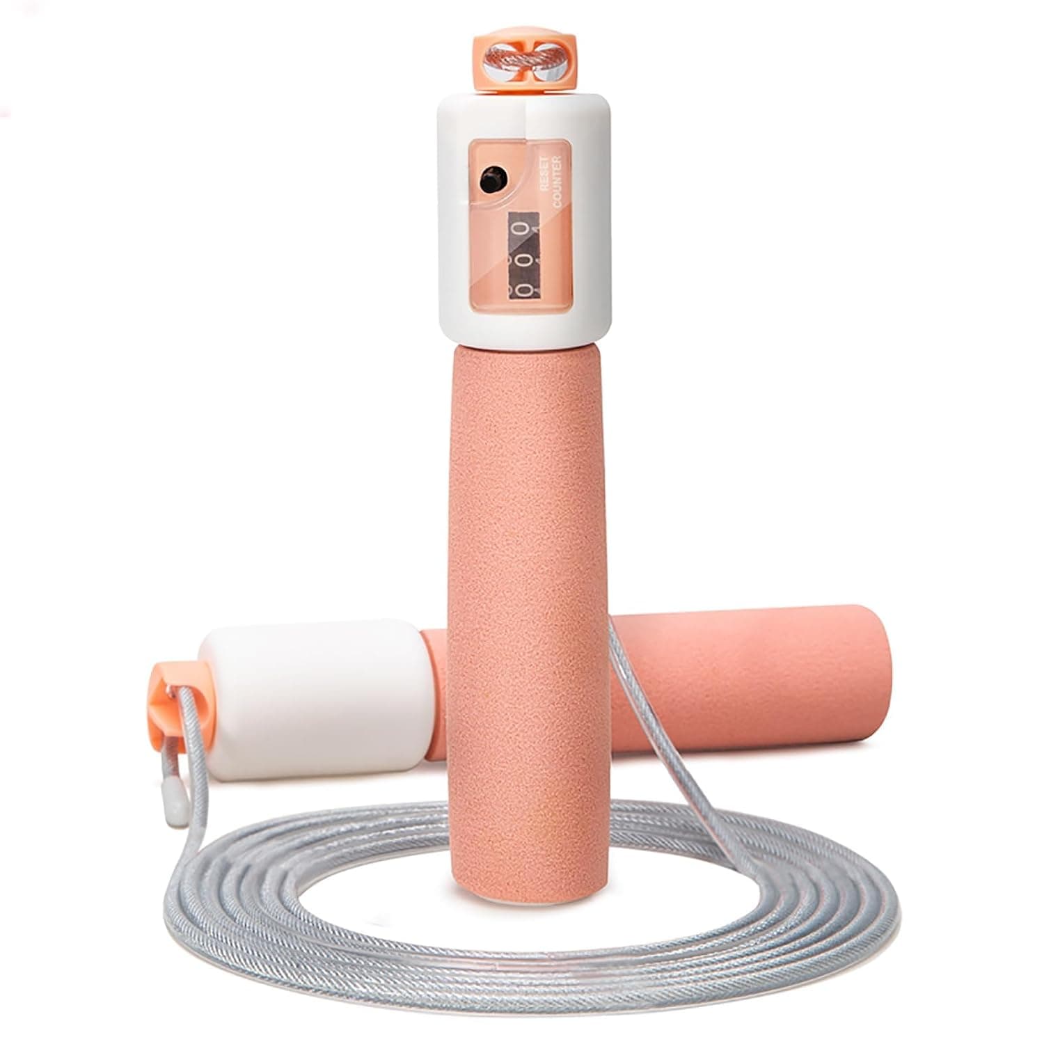 Jump Rope, Tangle-Free Rapid Speed Jumping Rope Cable for Women, Men & Kids, Adjustable Steel Jump Rope with Counter Skipping for Home Gym Exercise Fitness Workout Equipment & Slim Body Weight-loss