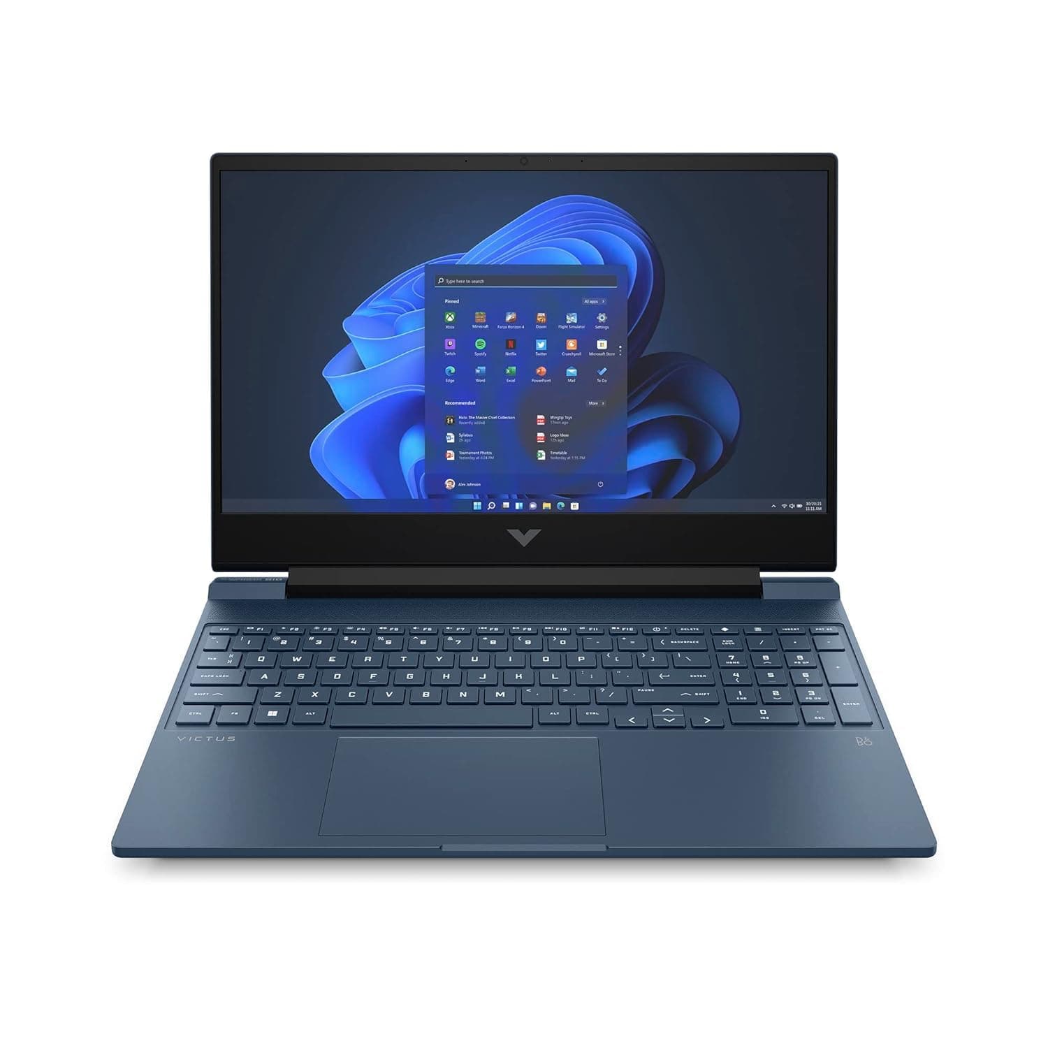 HP Victus Gaming Laptop 15-fa1099ne, 15.6" FHD, 13th Gen Intel® Core™ i5, 8GB RAM, 512GB SSD, 4GB NVIDIA® GeForce RTX™ 2050 Graphics, Windows 11 Home, En -Ar KB, Performance blue - [8H9F6EA]