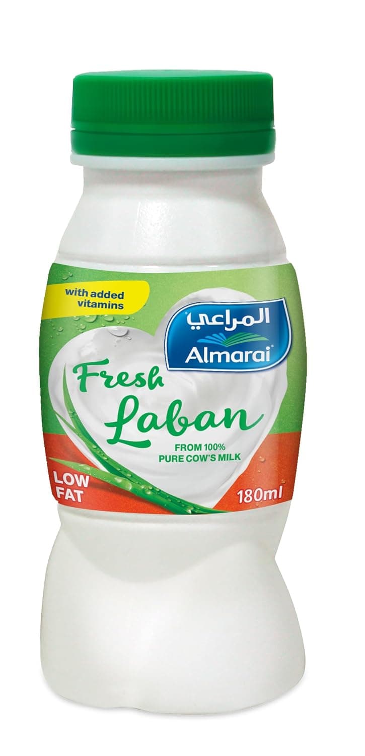Almarai Fresh Low Fat Laban with Added Vitamins, 180 ml