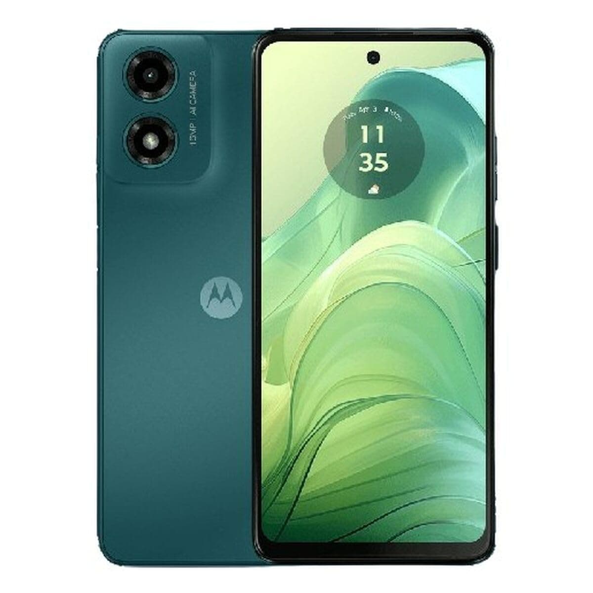 Motorola Moto G04 Dual-SIM 128GB ROM + 8GB RAM (GSM Only | No CDMA) Factory Unlocked 4G/LTE Smartphone (Sea Green) - International Version