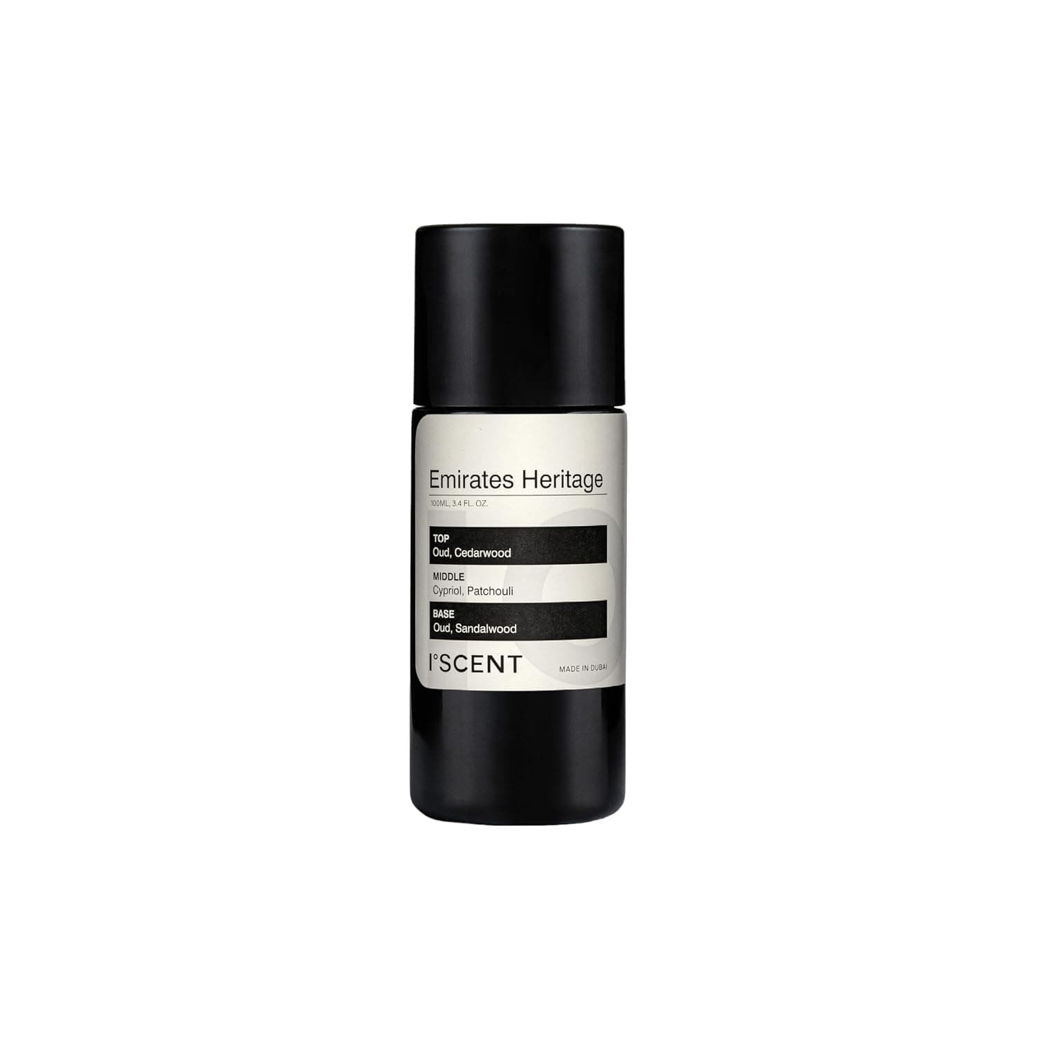 ISCENT | Emirates Heritage Oil Refill for Ensō Diffuser – 100ml Rich, Woody Scent with Oud, Cedarwood, Cypriol, Patchouli & Sandalwood | Warm Your Home with a Deep, Timeless Aroma