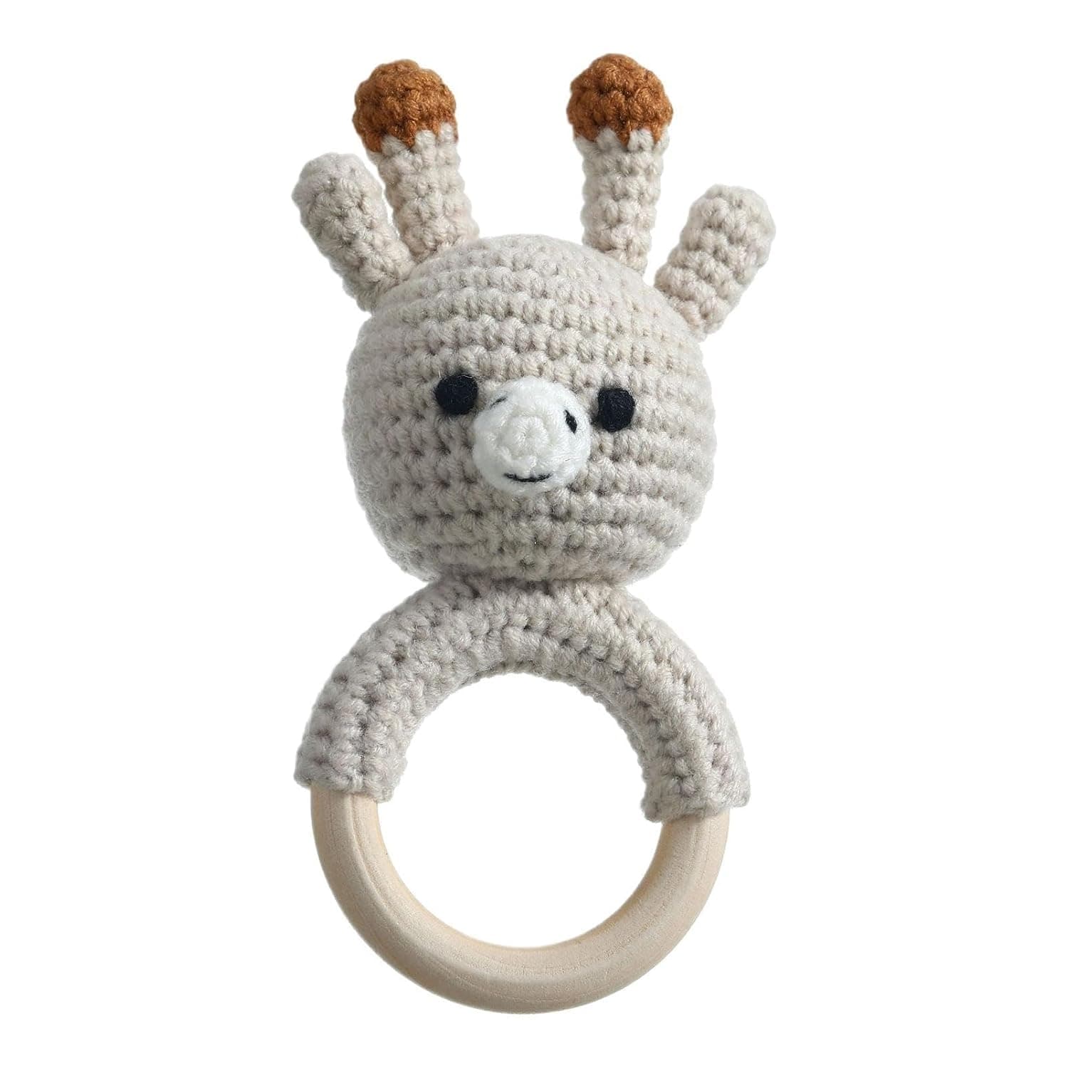 Rattle Shaker Toy Crochet Handmade Grab Shake Rattle | Educational Soothing Teether Toy, Shower Decor Stuffed Animals For Boys Girls Kids