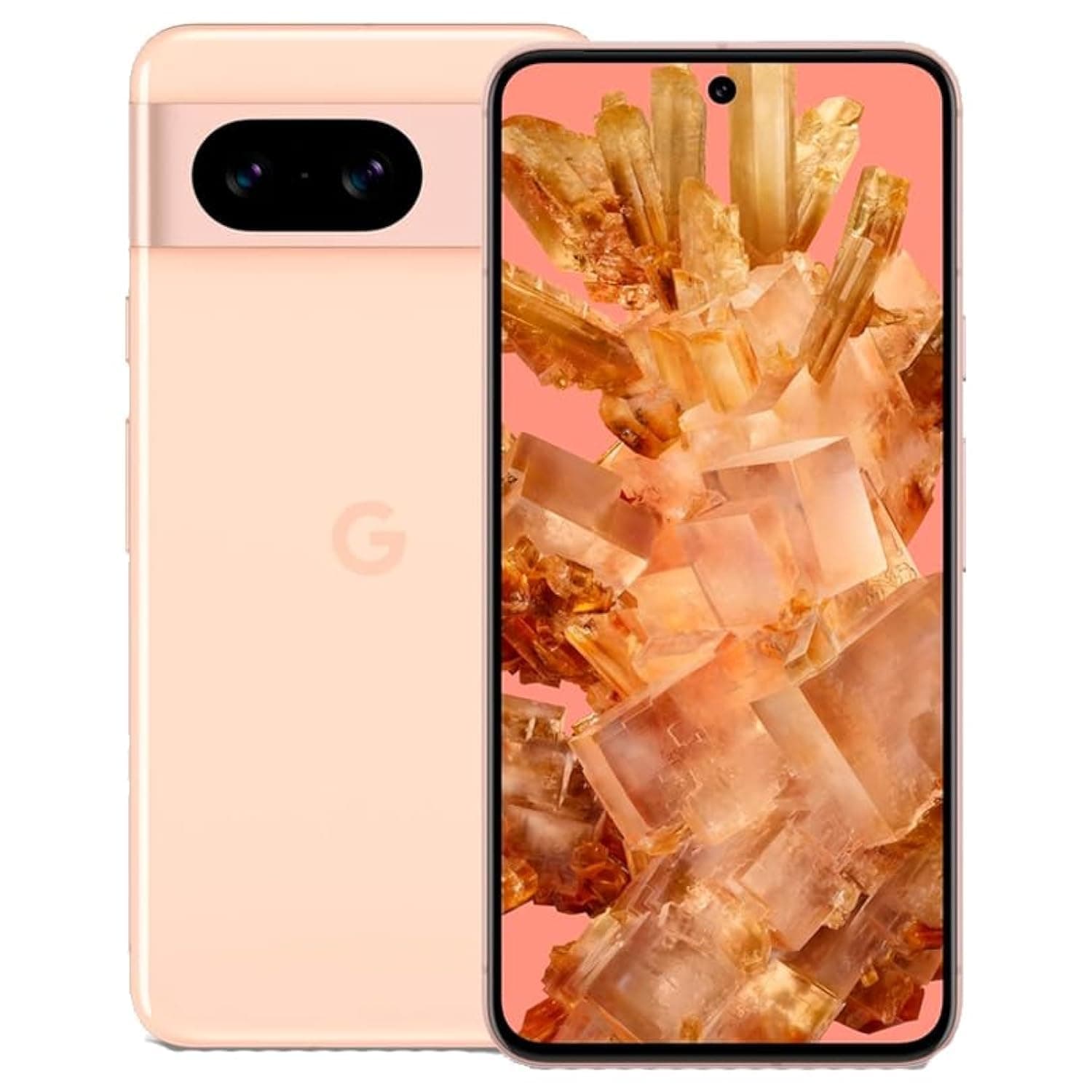 Google Pixel 8 5G | Unlocked Dual SIM (nano-SIM, eSIM) | 6.2-inch Android Smartphone (128GB + 8GB RAM, Rose)