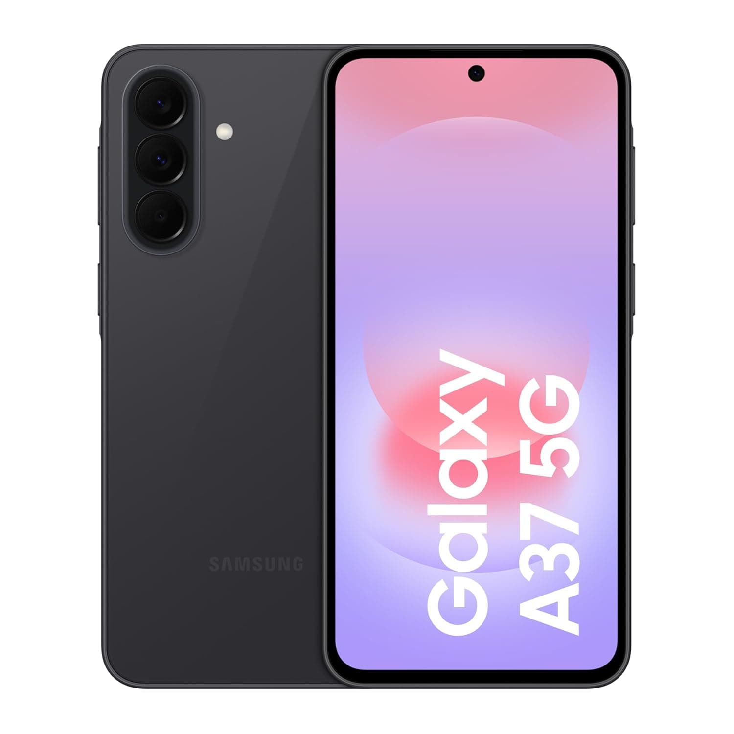 Samsung Galaxy A37 5G Android Smartphone, 256GB Storage, 8GB RAM, Awesome Charcoal, 6x OS Upgrades, Large Display, 50MP Camera, Long Battery Life (KSA Version)