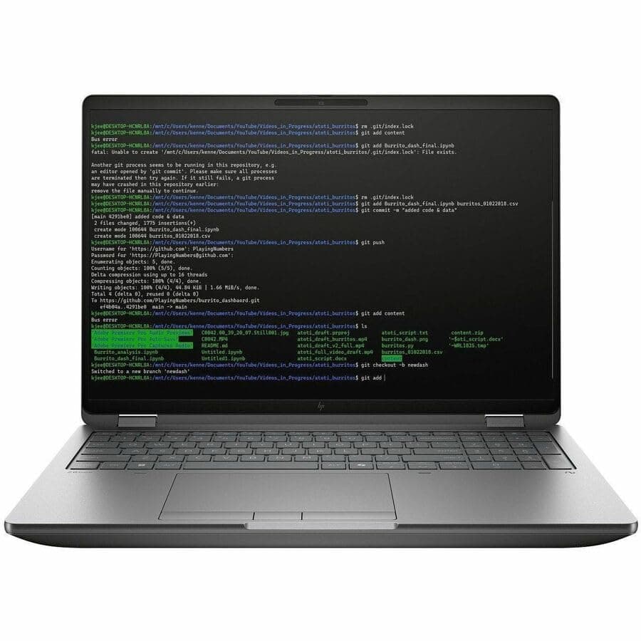 HP ZBook Fury G1i 16" Mobile Workstation - WQXGA - Intel Core Ultra 7 255HX - 32 GB - 512 GB SSD - Meteor Silver