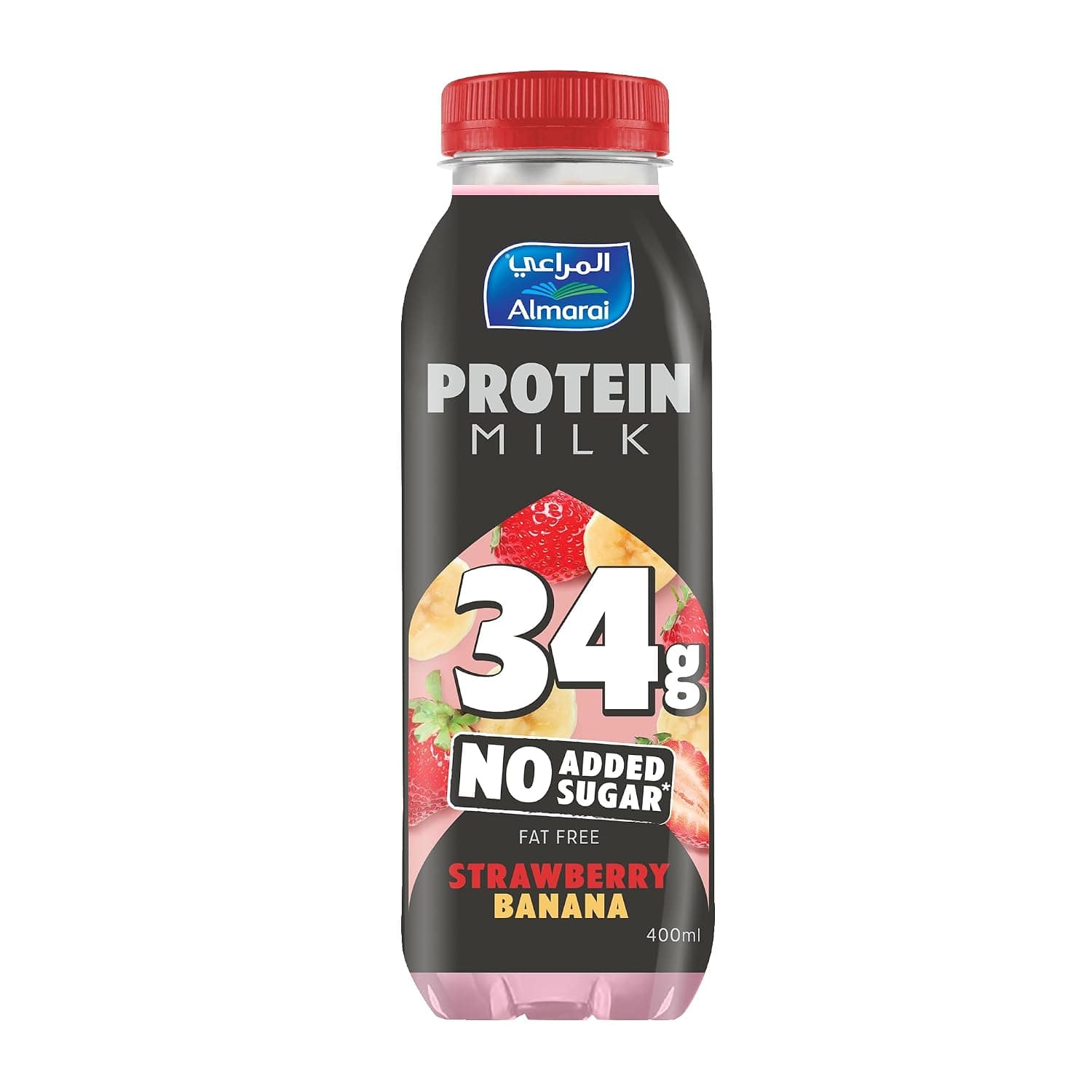 Almarai Protein Milk Strawberry Banana 400ml