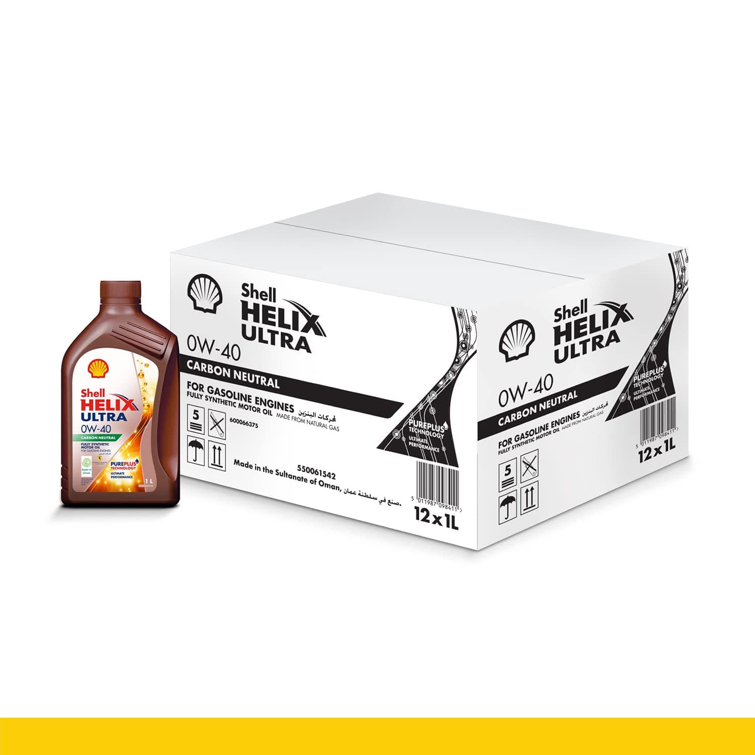 Shell Helix Ultra 0W-40-Carton (1Liter x 12 pcs)