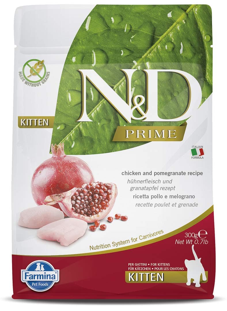 N&D Prime Cat Chicken & Pomegranate Kitten 300g