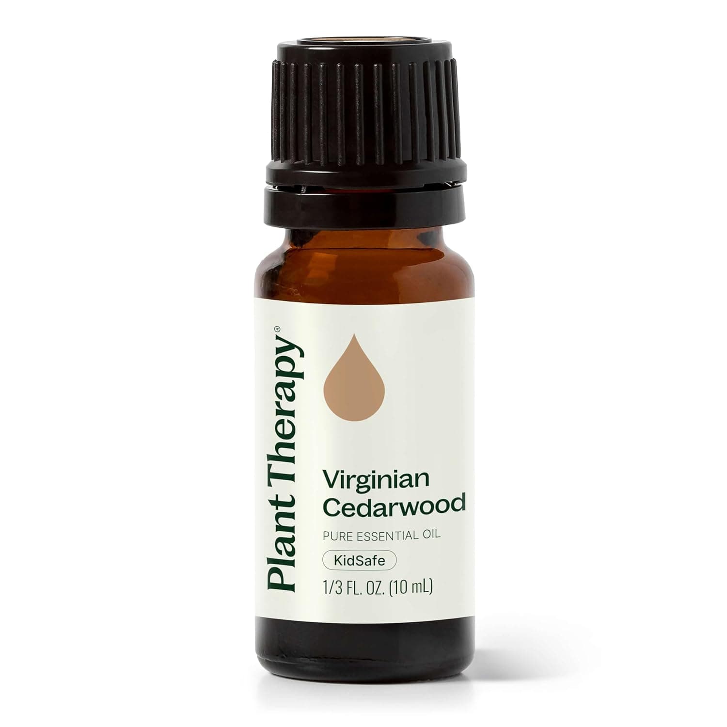Plant Therapy Cedarwood Virginian Essential Oil 10 ml (1/3 oz) 100% Pure, Undiluted, Therapeutic Grade | Pure & Undiluted, Ideal for Aromatherapy, Respiratory Support, and Clear Skin, 10 mL (1/3 Oz)