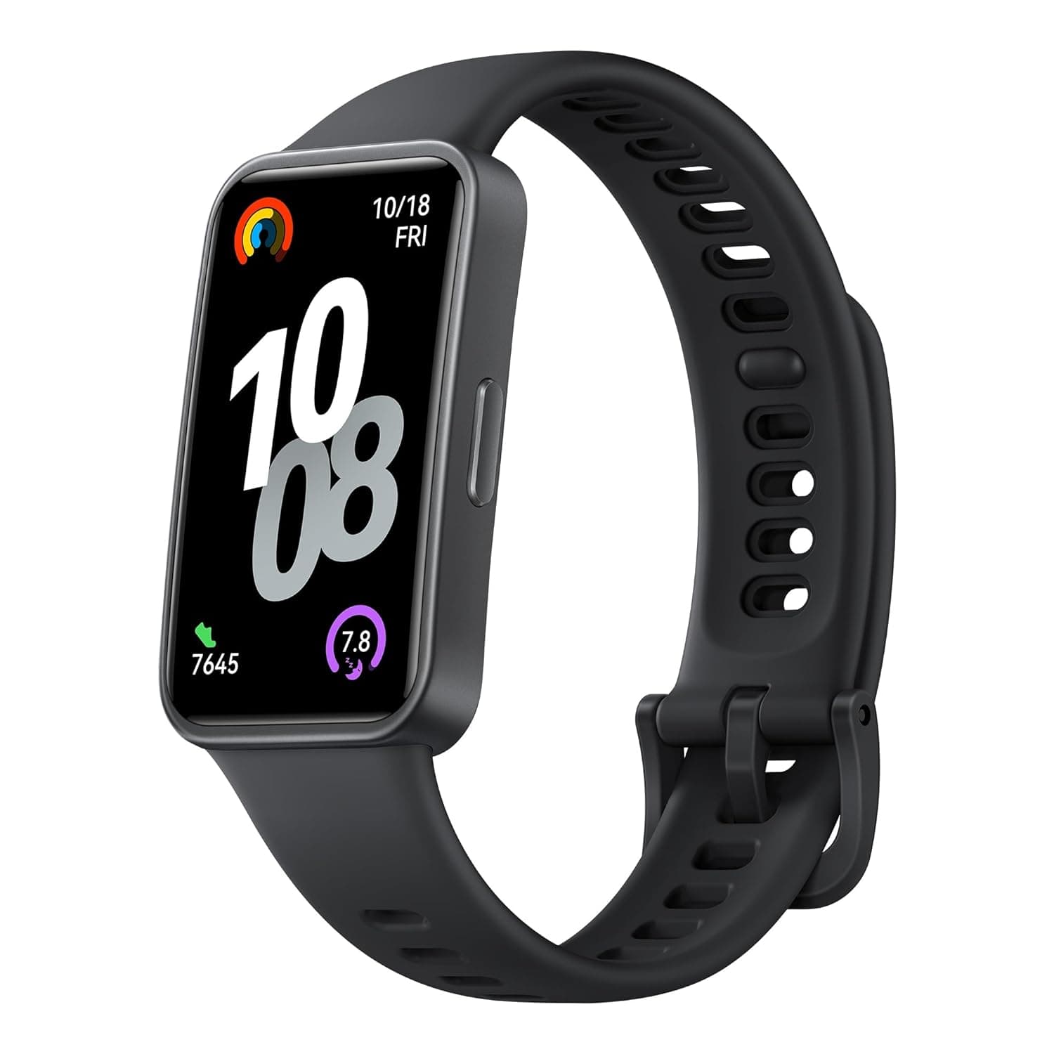 HUAWEI Band 10 Smartwatch with AI-powered Fitness Monitoring, Pro-Level Sleep Analysis, Emotional Wellbeing Assistant, Streamlined Metallic Design, Fast Charging,iOS & Android, Black