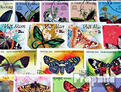 Prophila Collection Motivations 150 Different Butterflies Stamps (Stamps for Collectors) Butterflies